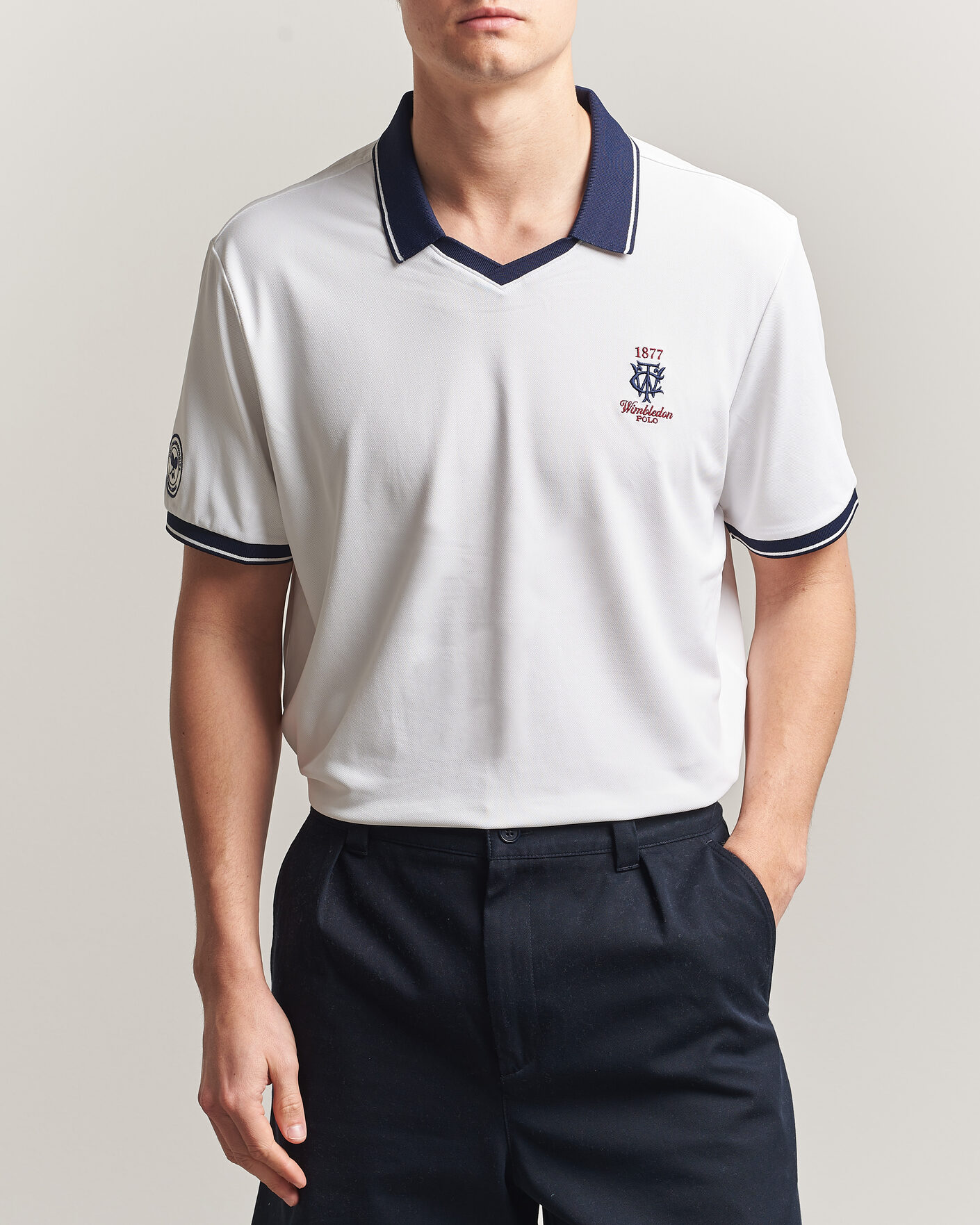 Herre | Polotrøjer | Polo Ralph Lauren | Knitted Performance Polo Ceramic White