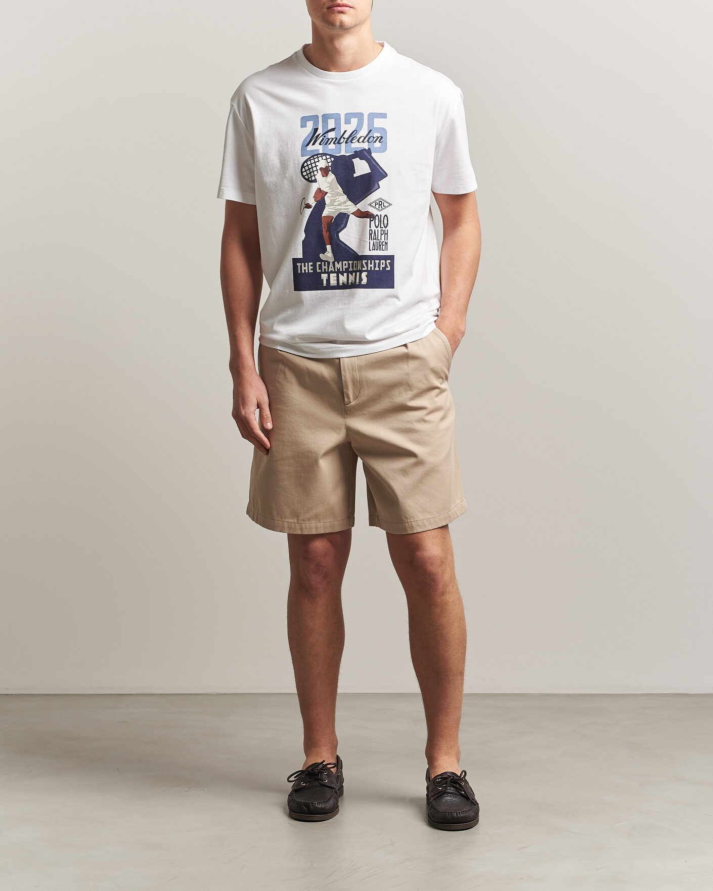 Herre | T-Shirts | Polo Ralph Lauren | Printed Championship Tee White