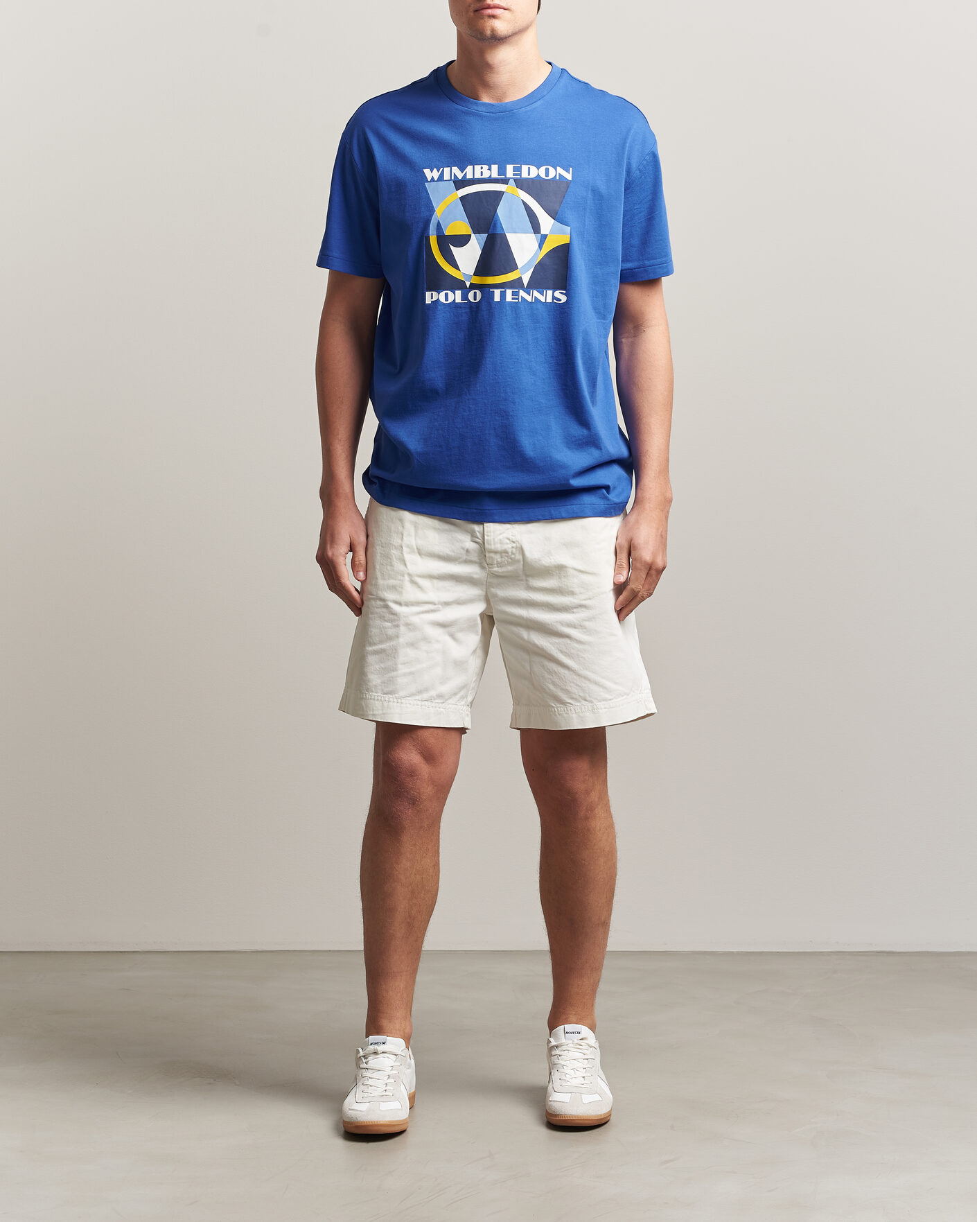 Herre | T-Shirts | Polo Ralph Lauren | Printed Championship Tee Collegiate Blue