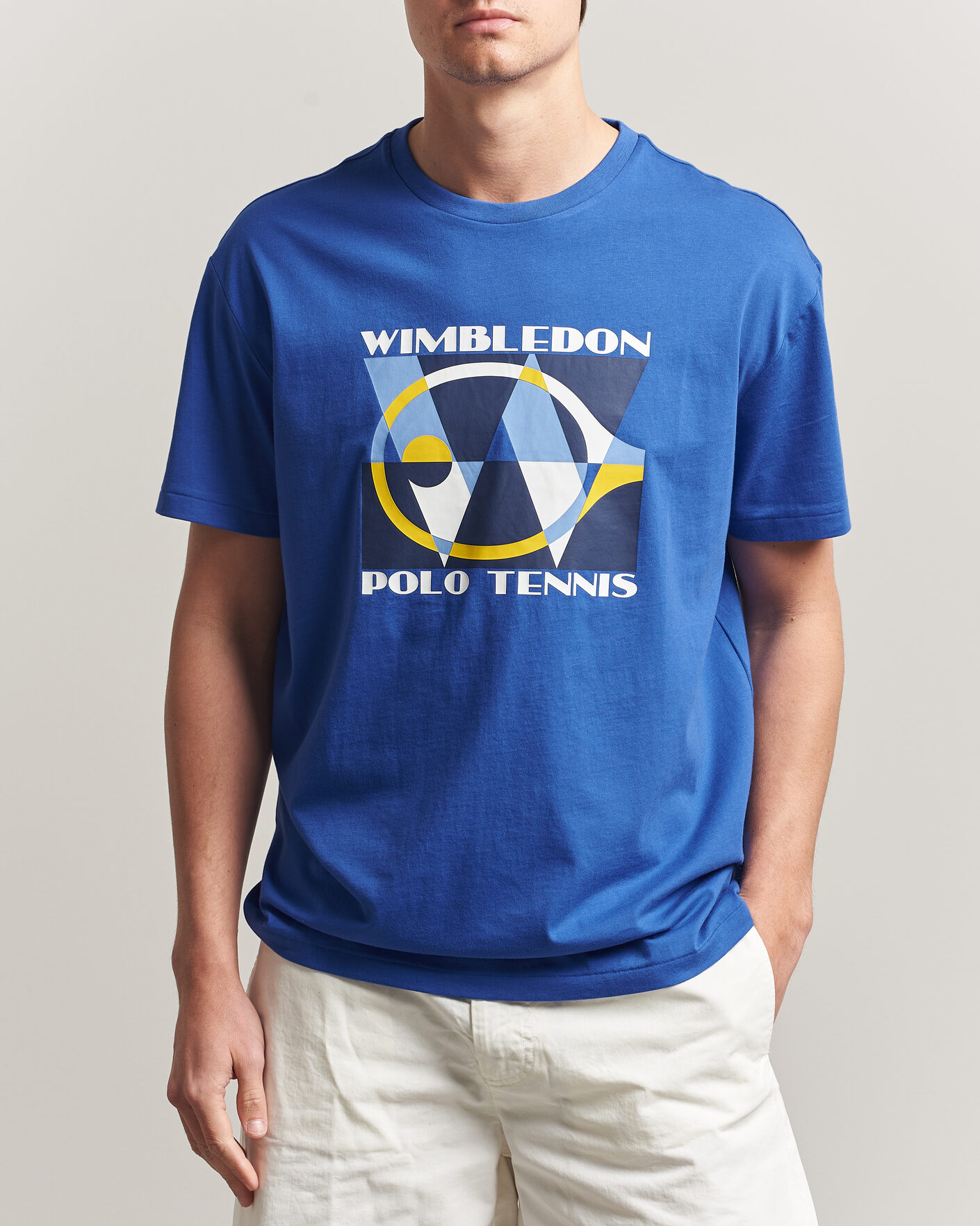 Herre | T-Shirts | Polo Ralph Lauren | Printed Championship Tee Collegiate Blue
