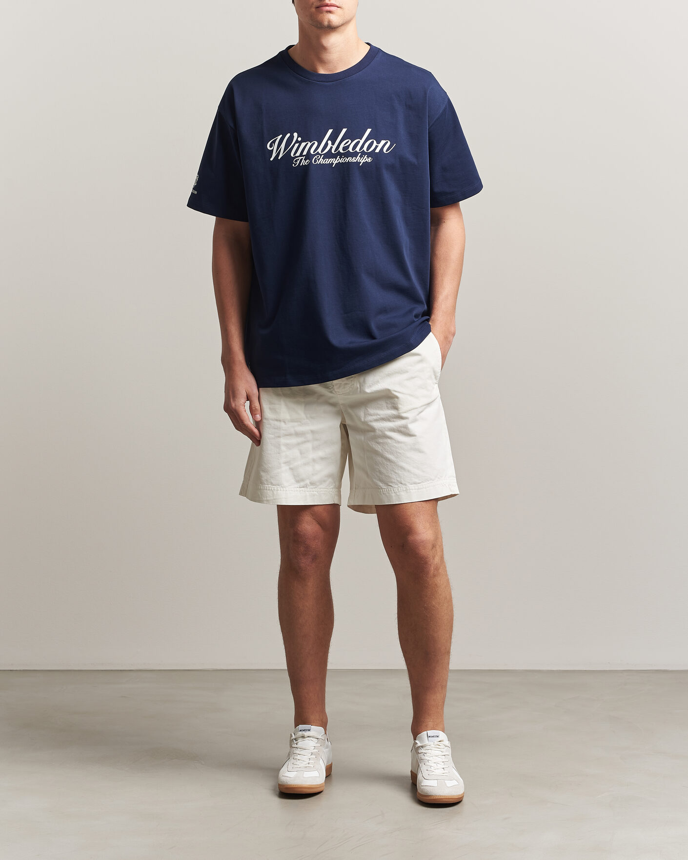 Herre | T-Shirts | Polo Ralph Lauren | Wimbledon Championship Tee Refined Navy