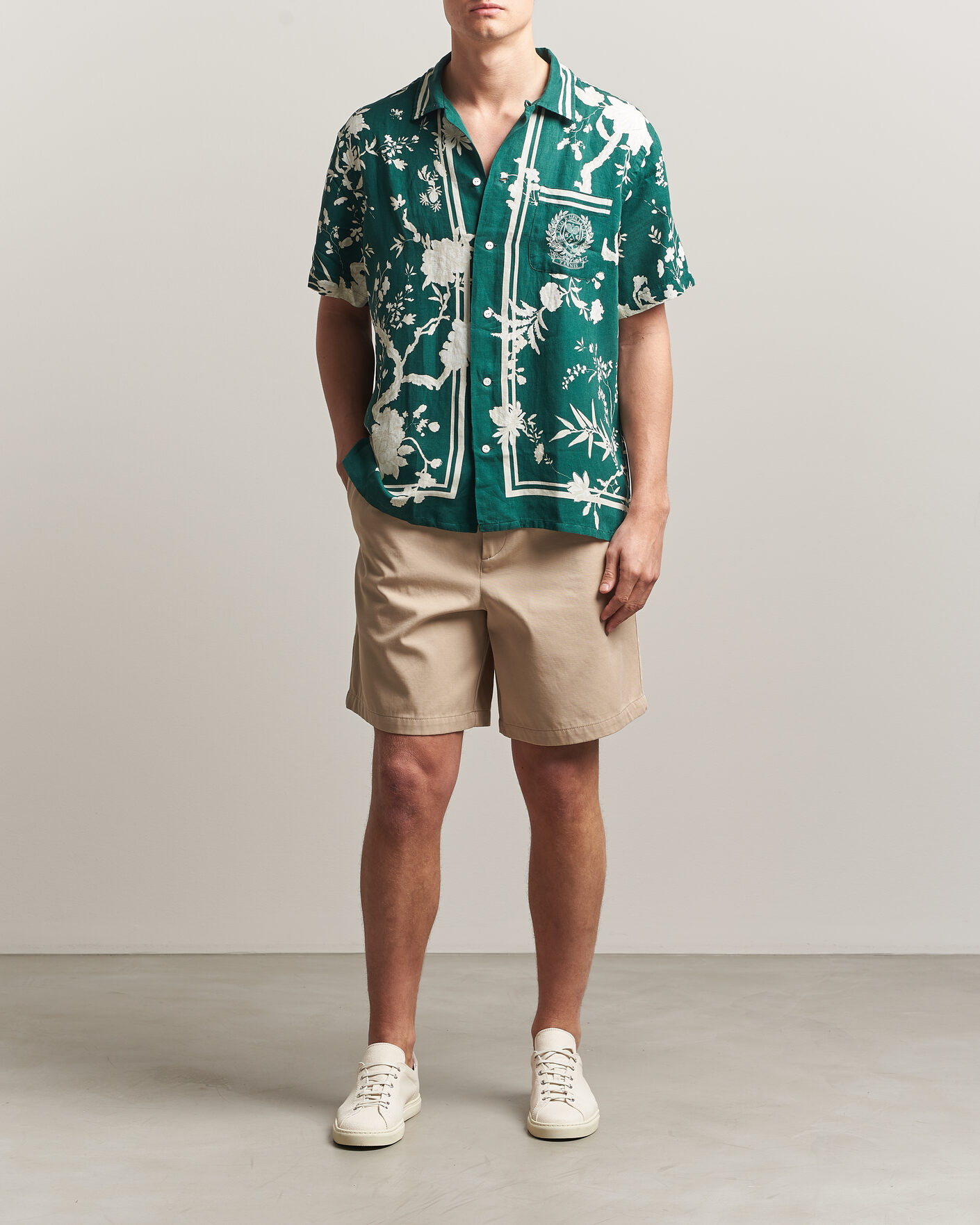 Herre | Skjorter | Polo Ralph Lauren | Printed Short Sleeve Shirt Championship Floral