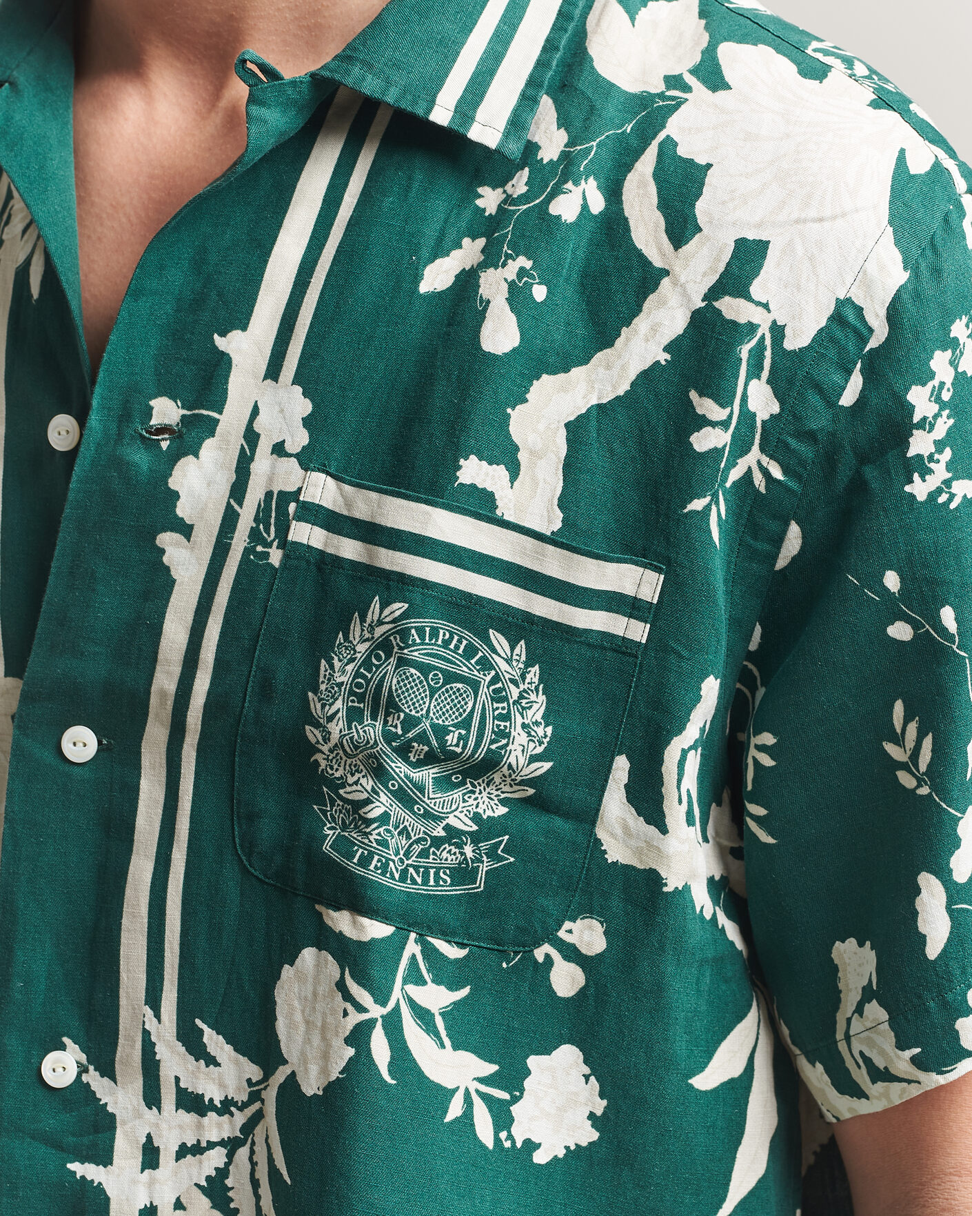 Herre | Skjorter | Polo Ralph Lauren | Printed Short Sleeve Shirt Championship Floral