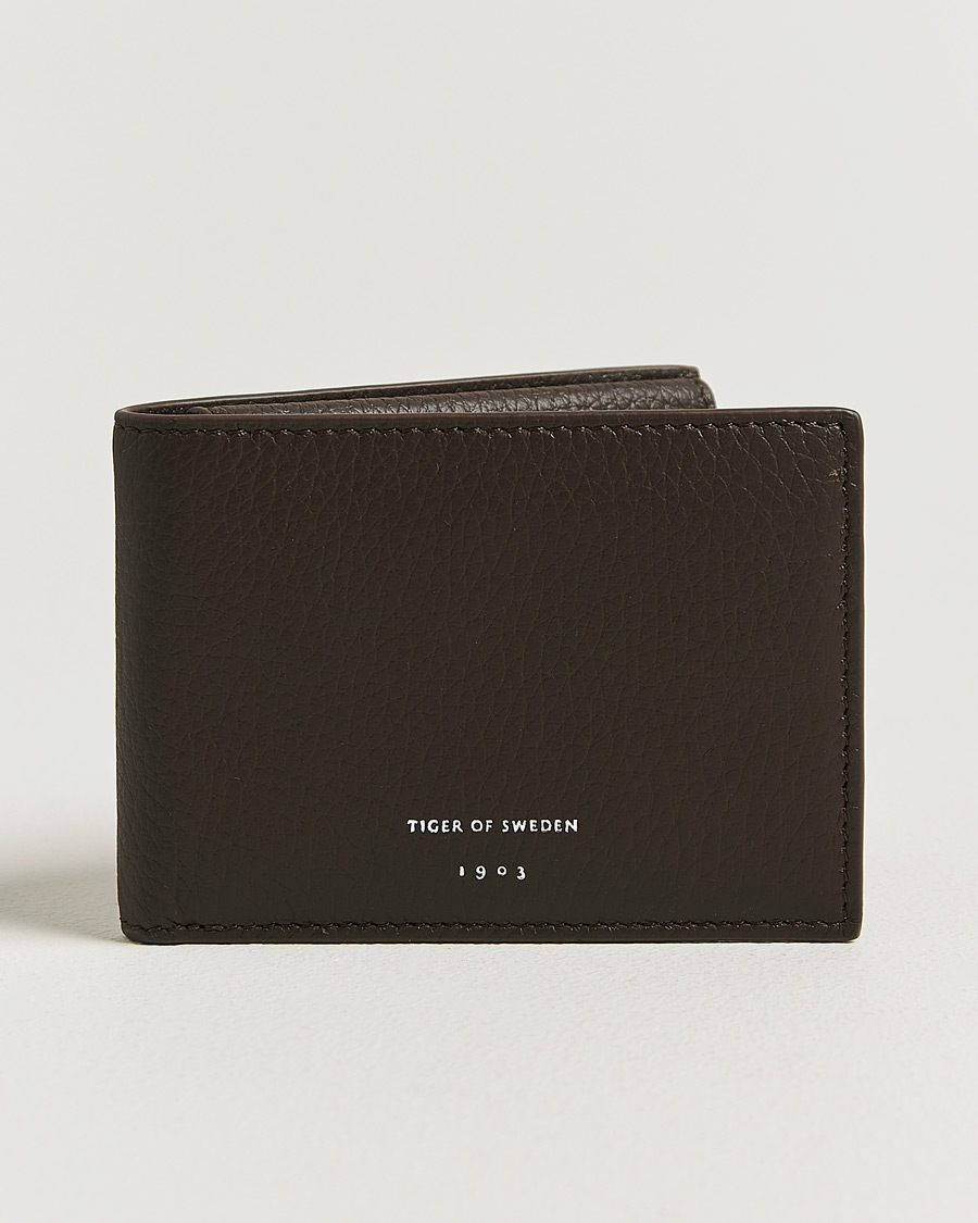 Herre | Punge | Tiger of Sweden | Wivallius Leather Wallet Dark Brown