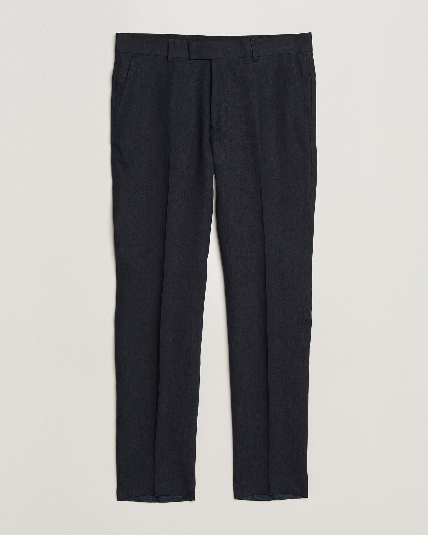 Herre | Bukser | Tiger of Sweden | Tenuta Linen Suit Trousers Midnight Blue