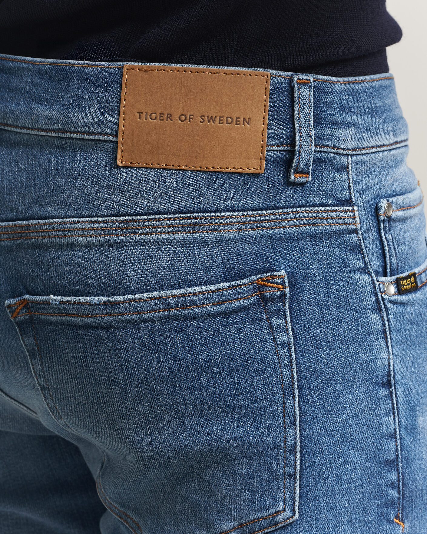 Herre | Bukser | Tiger of Sweden | Evolve Jeans Medium Blue