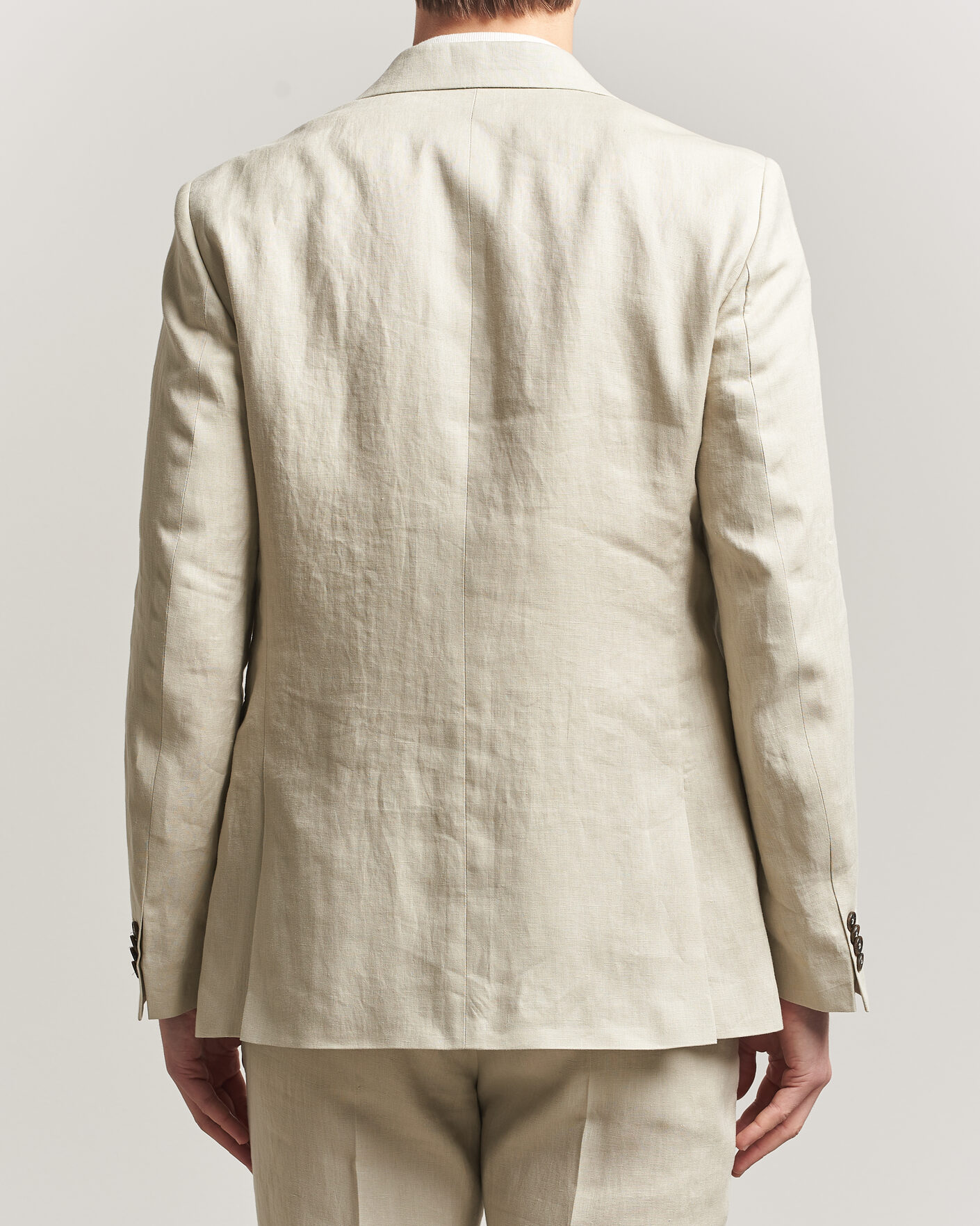 Herre | Blazere & jakker | Tiger of Sweden | Justin Linen Suit Blazer Cream Sand