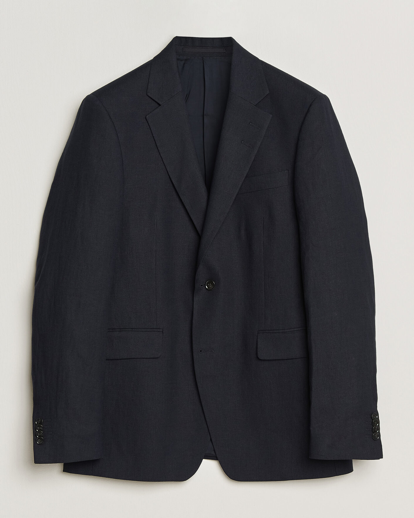 Herre | Blazere & jakker | Tiger of Sweden | Justin Linen Suit Blazer Midnight Blue