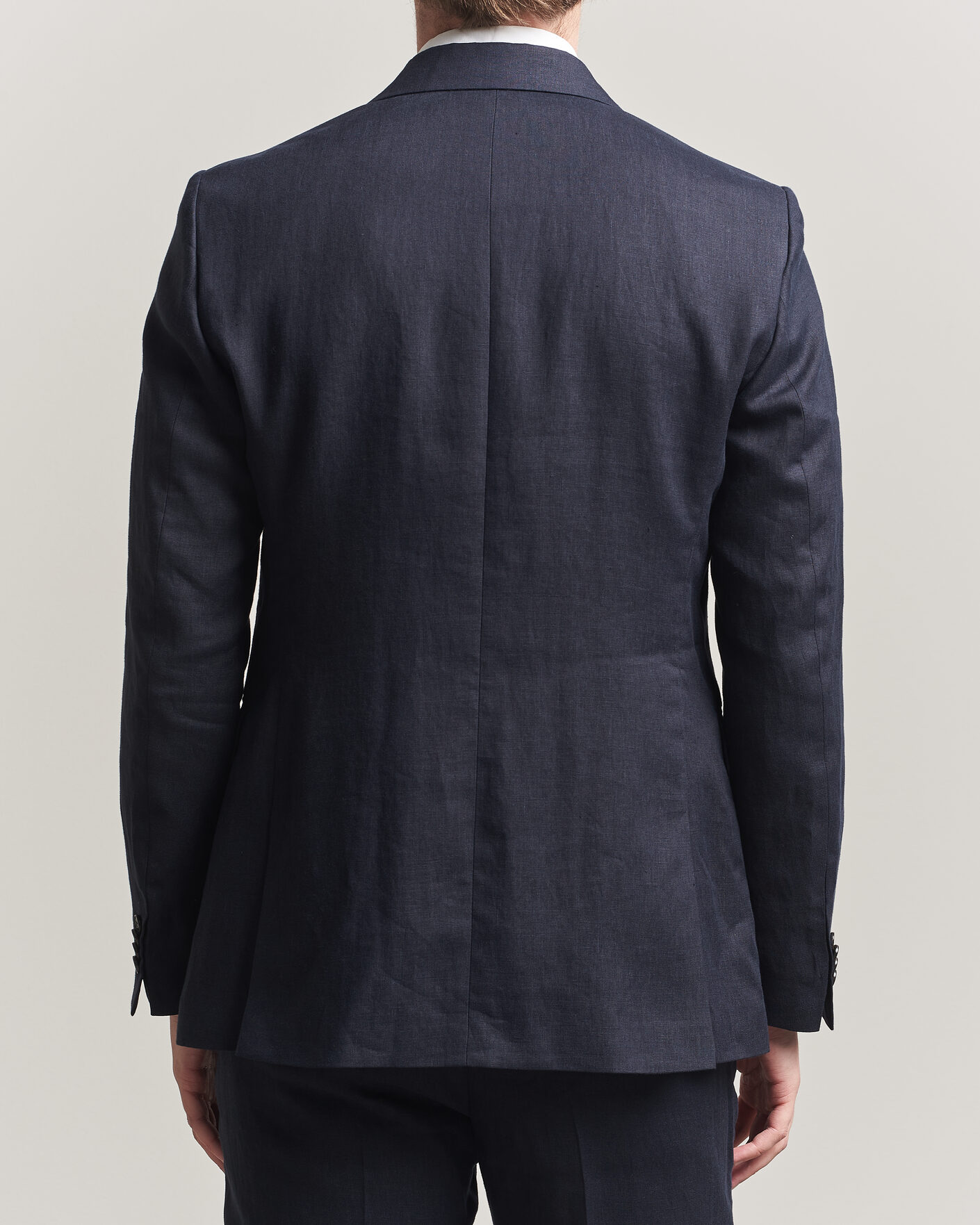 Herre | Blazere & jakker | Tiger of Sweden | Justin Linen Suit Blazer Midnight Blue