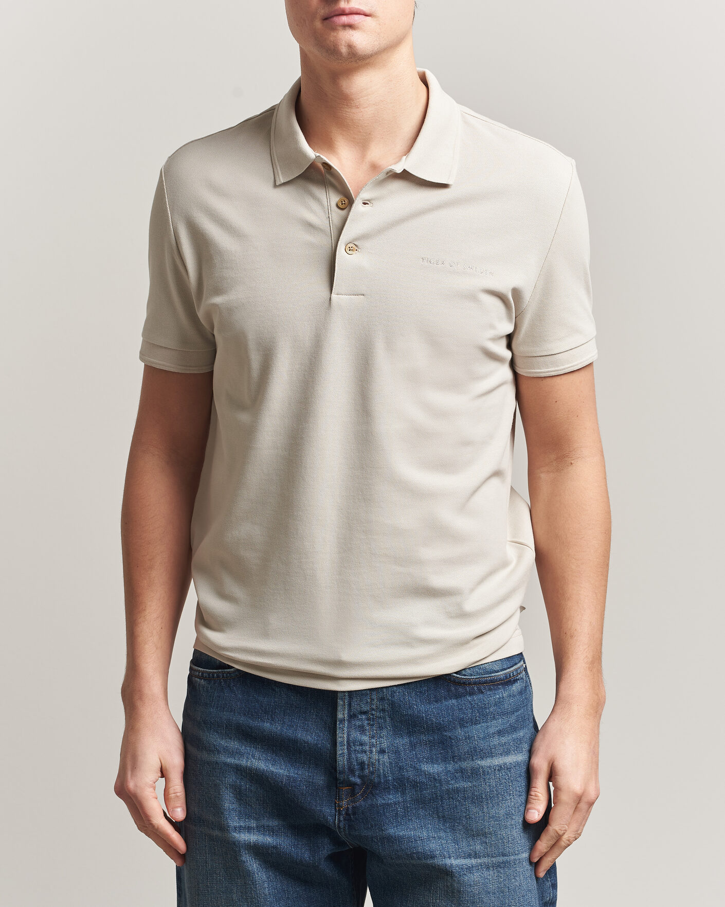 Herre | Polotrøjer | Tiger of Sweden | Darios Polo Seline Grey