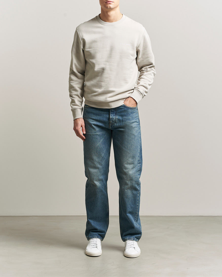 Herre | Trøjer | Tiger of Sweden | Emerson Crew Neck Sweatshirt Seline Grey