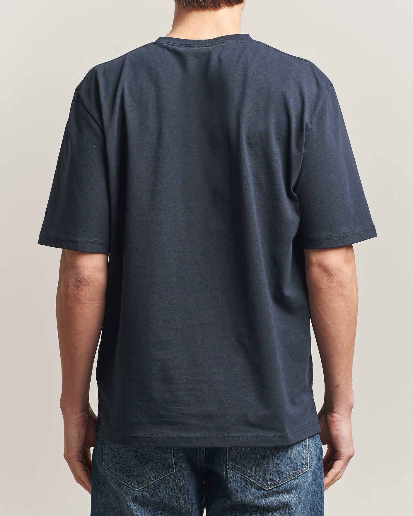 Herre | T-Shirts | Tiger of Sweden | Pro Logo Crew Neck T-Shirt Light Ink