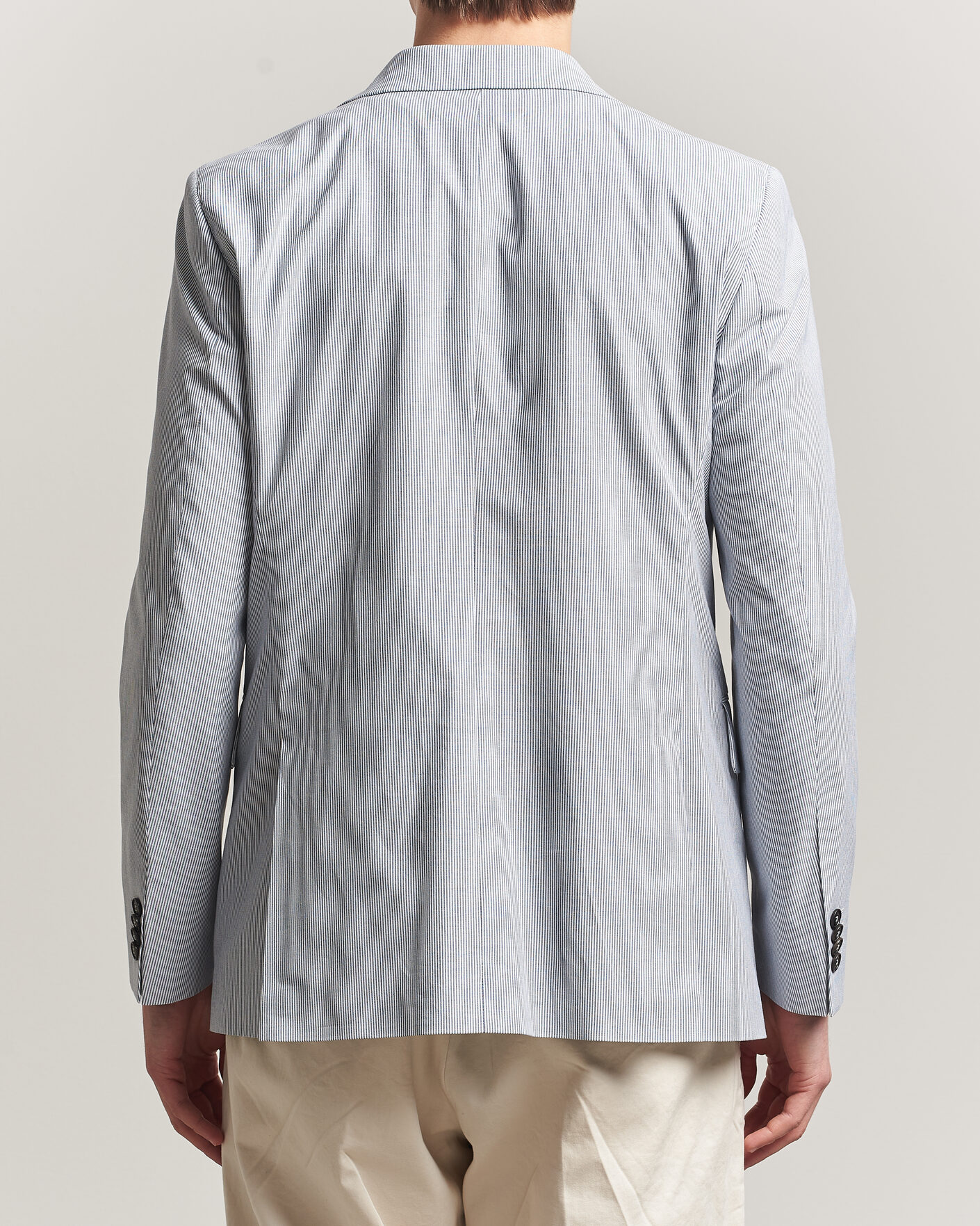 Herre | Blazere & jakker | Tiger of Sweden | Ease Cotton Double Breasted Blazer Thunder Blue