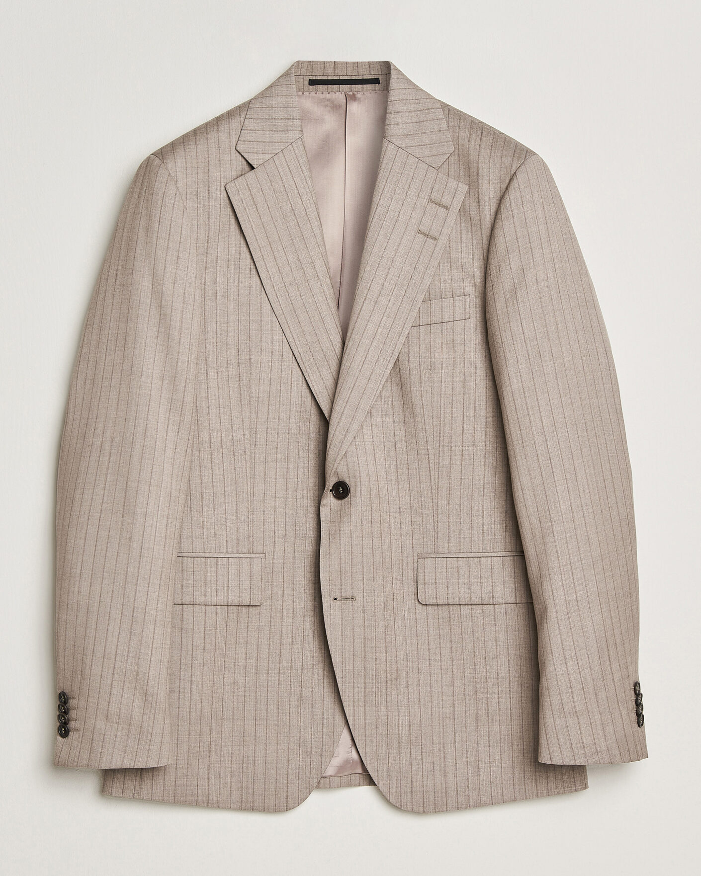 Herre | Blazere & jakker | Tiger of Sweden | Ease Wool Pinstriped Blazer Clay