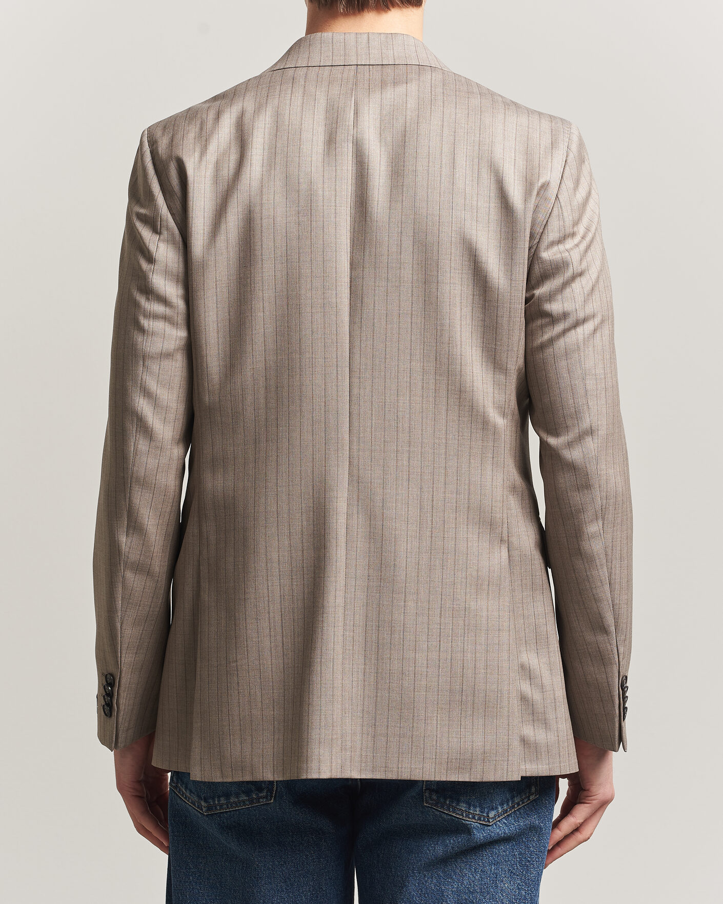 Herre | Blazere & jakker | Tiger of Sweden | Ease Wool Pinstriped Blazer Clay