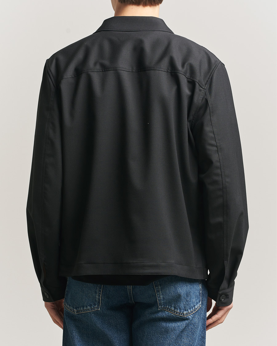 Herre | Skjorter | Tiger of Sweden | Barnaby Technical Overshirt Black