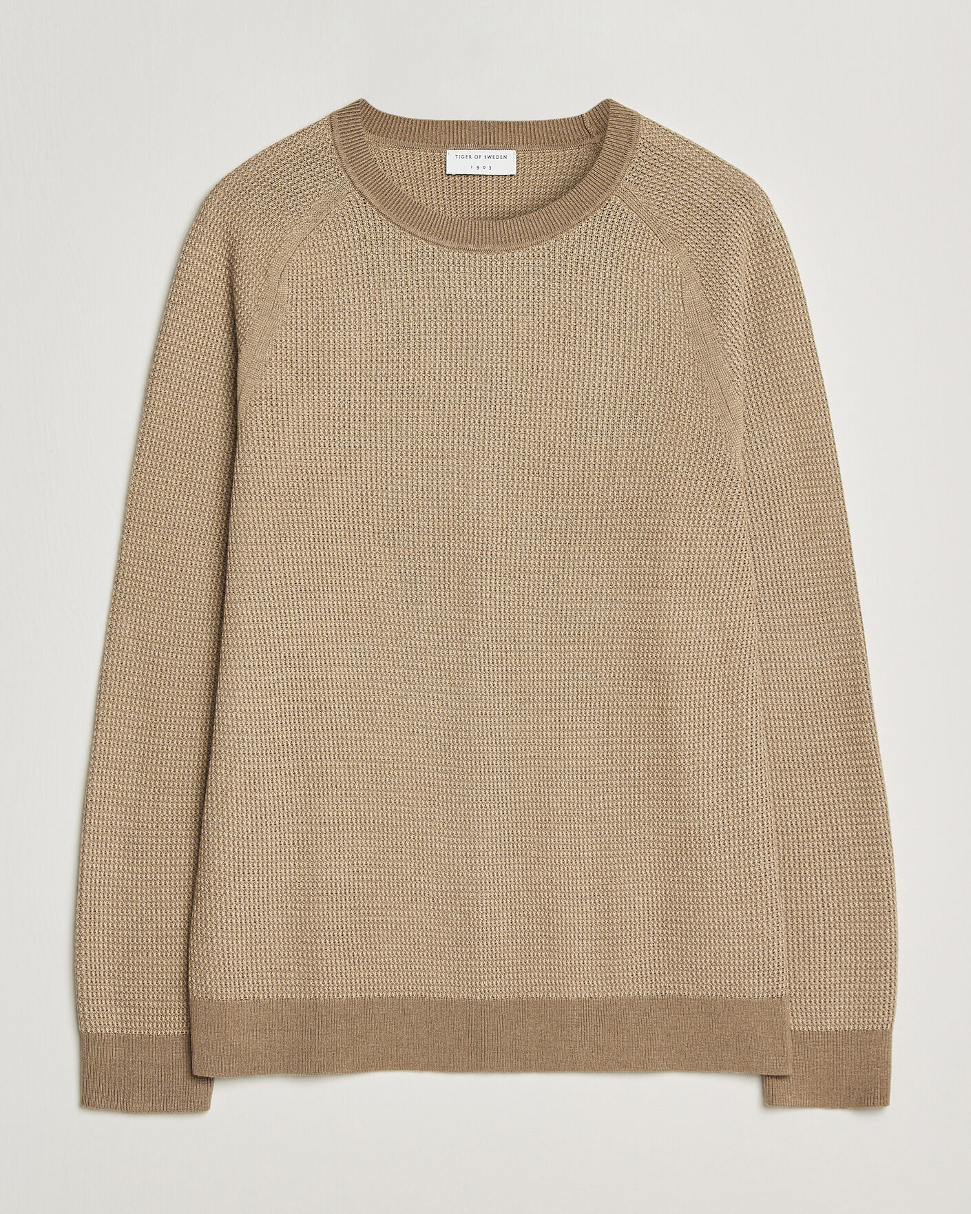 Herre | Trøjer | Tiger of Sweden | Martin Knitted Sweater Umber Brown