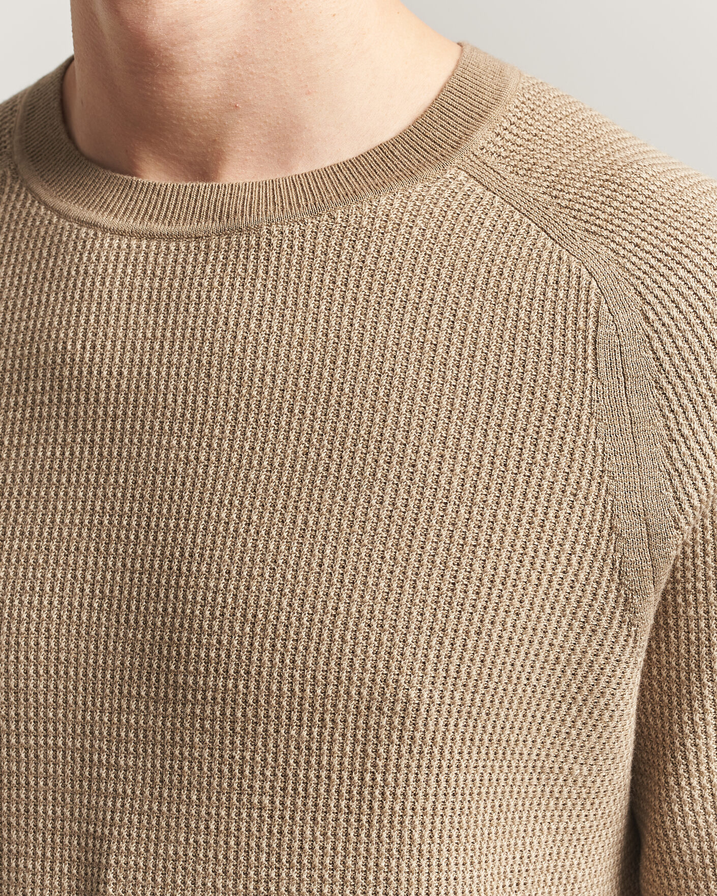 Herre | Trøjer | Tiger of Sweden | Martin Knitted Sweater Umber Brown