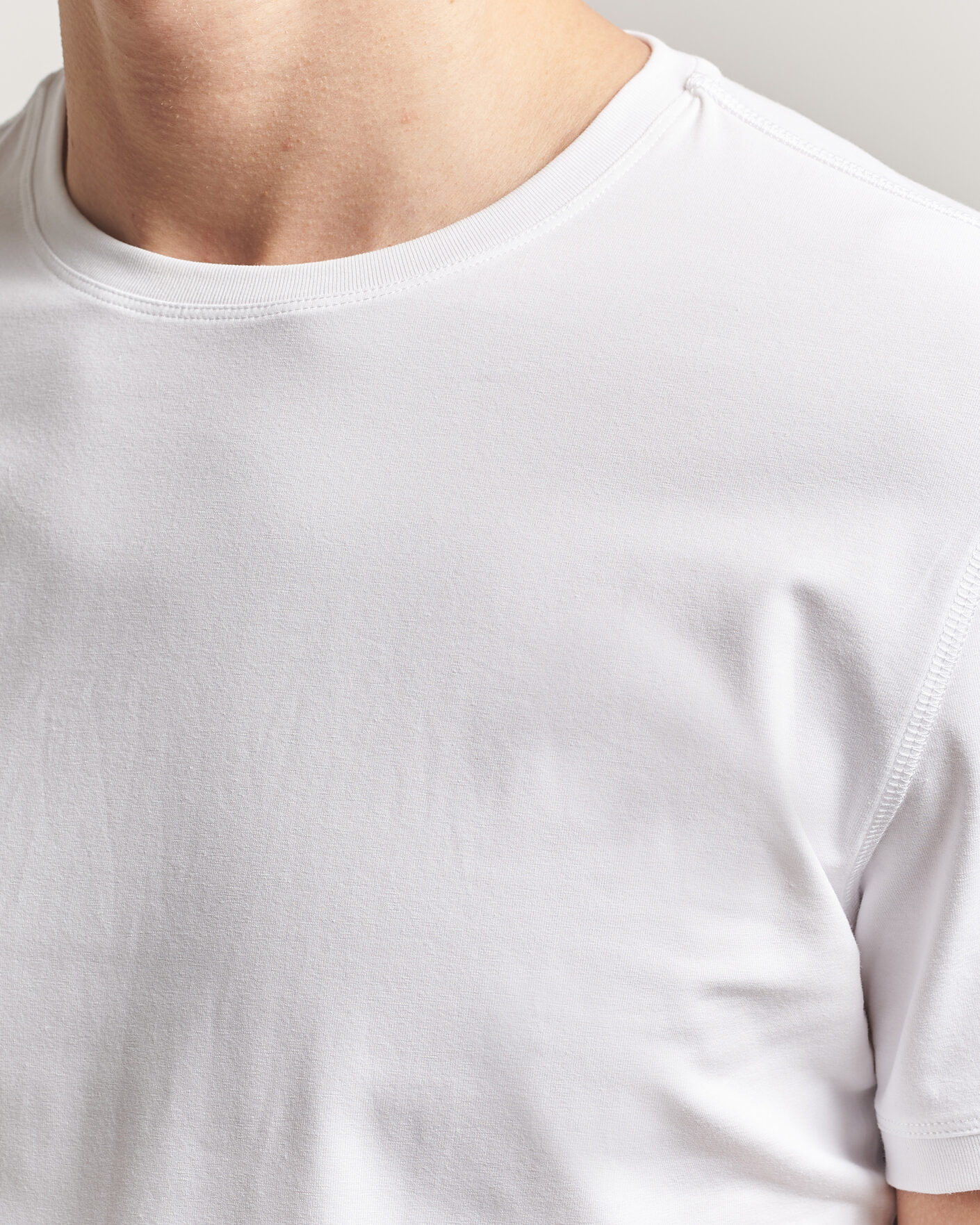 Herre | T-Shirts | Tiger of Sweden | Heimdal 2-Pack Crew Neck T-Shirt Pure White