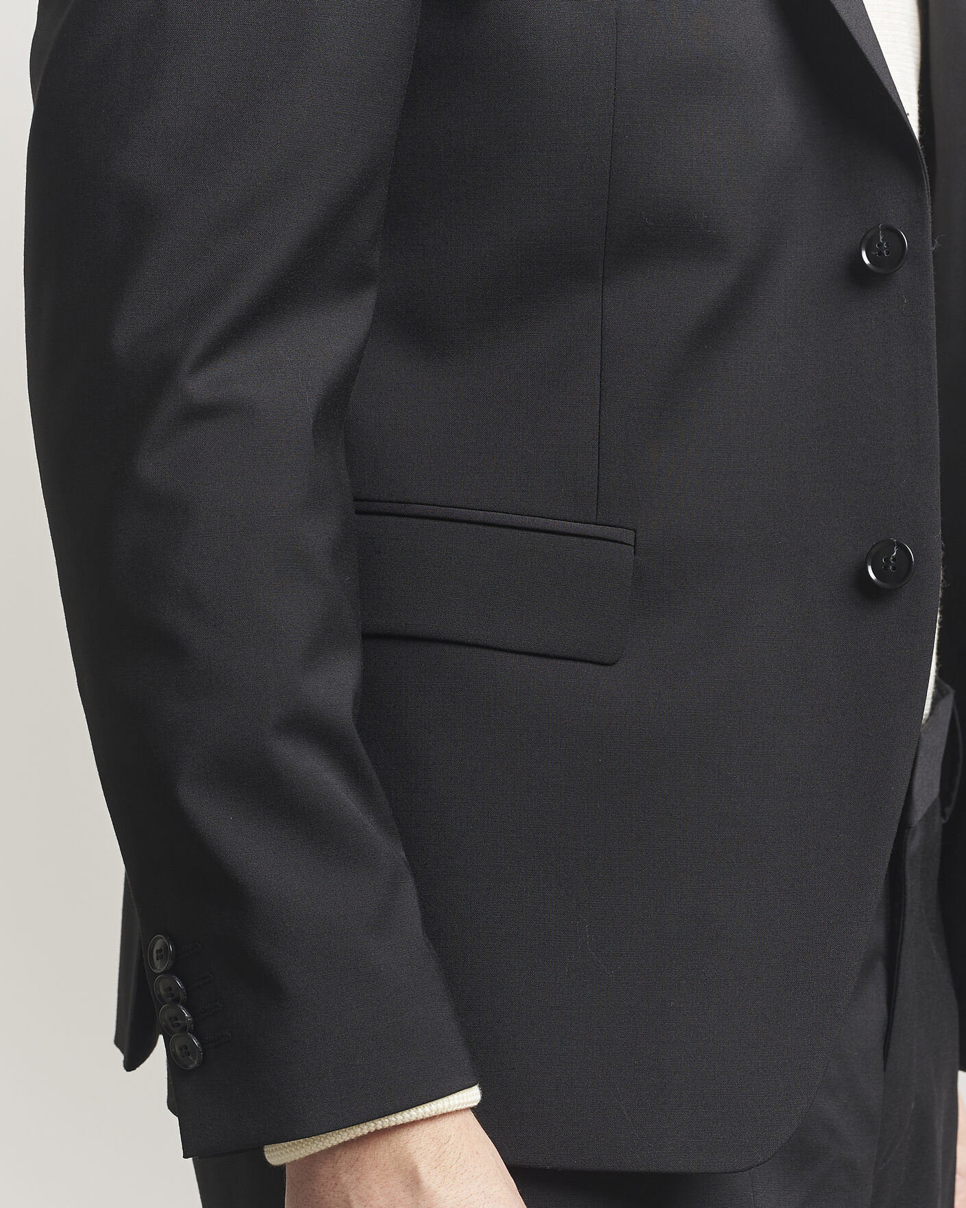 Herre | Blazere & jakker | Tiger of Sweden | Jamie Wool Travel Suit Blazer Black