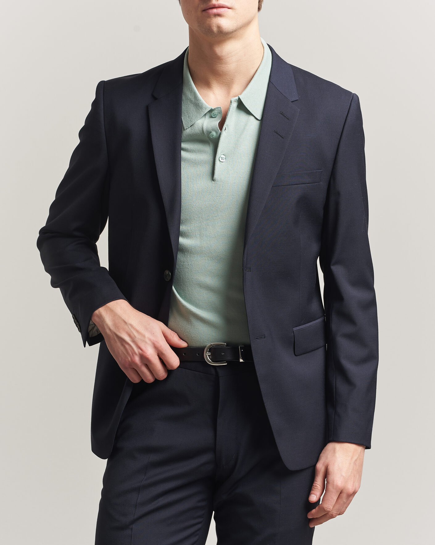 Herre | Blazere & jakker | Tiger of Sweden | Jamie Wool Travel Suit Blazer Dark Ink