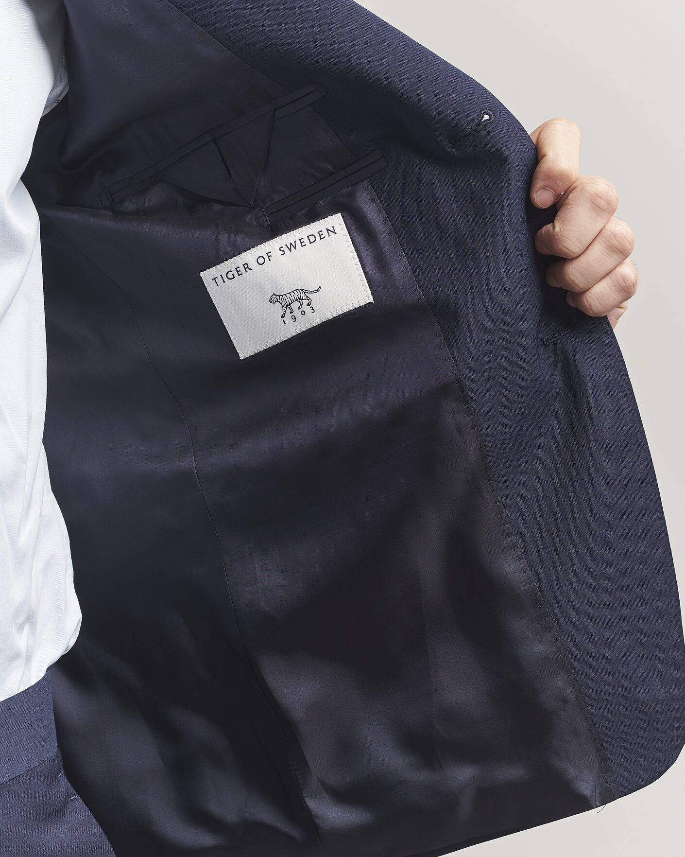 Herre | Blazere & jakker | Tiger of Sweden | Jamie Wool Travel Suit Blazer Royal Blue