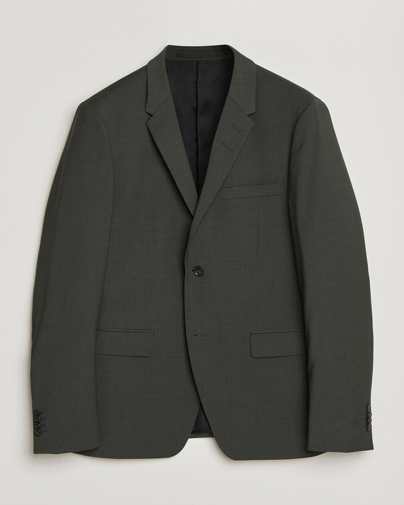 Herre | Blazere & jakker | Tiger of Sweden | Jamie Wool Travel Suit Blazer Olive Extreme