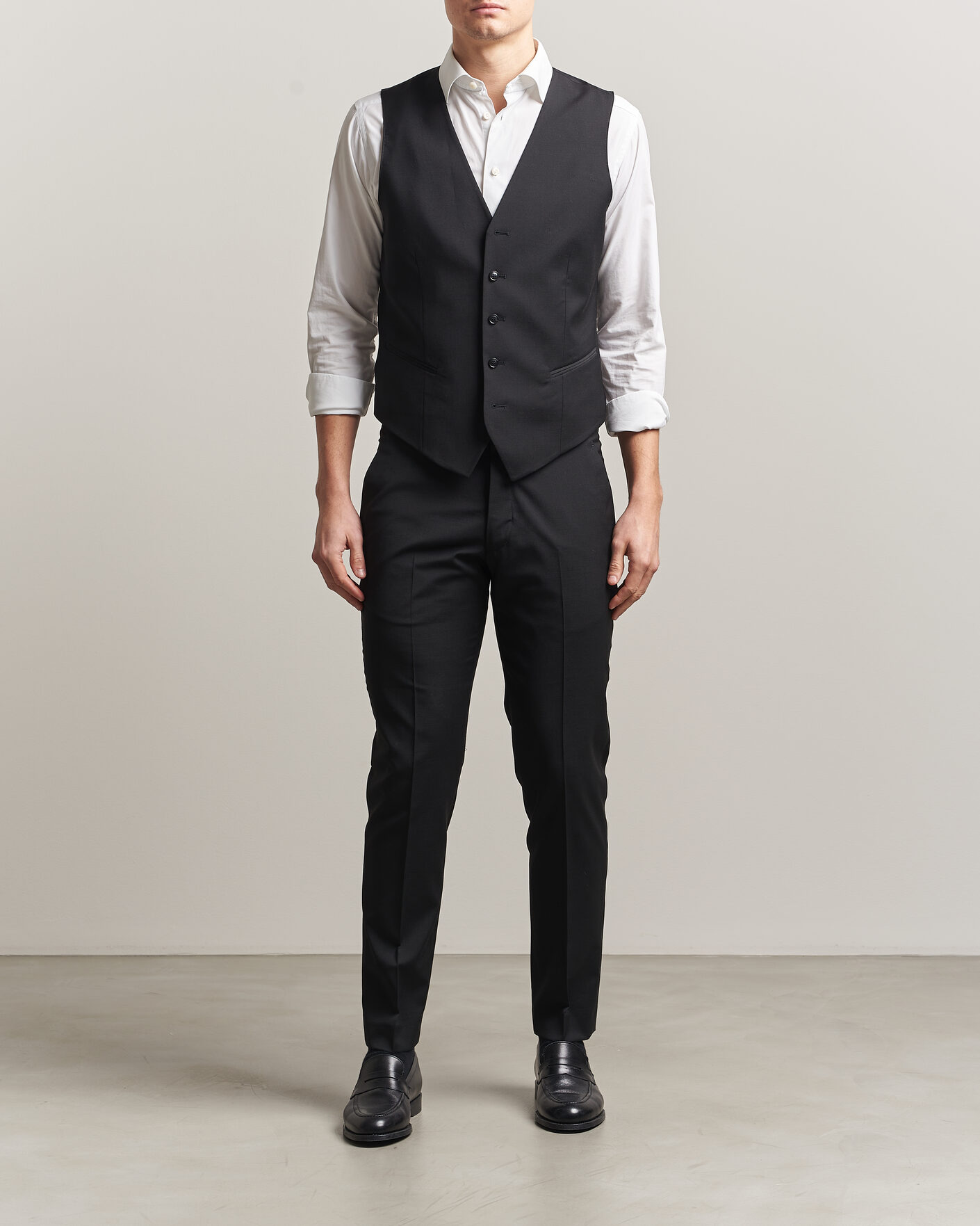 Herre | Veste | Tiger of Sweden | Winston Wool Travel Waistcoat Black