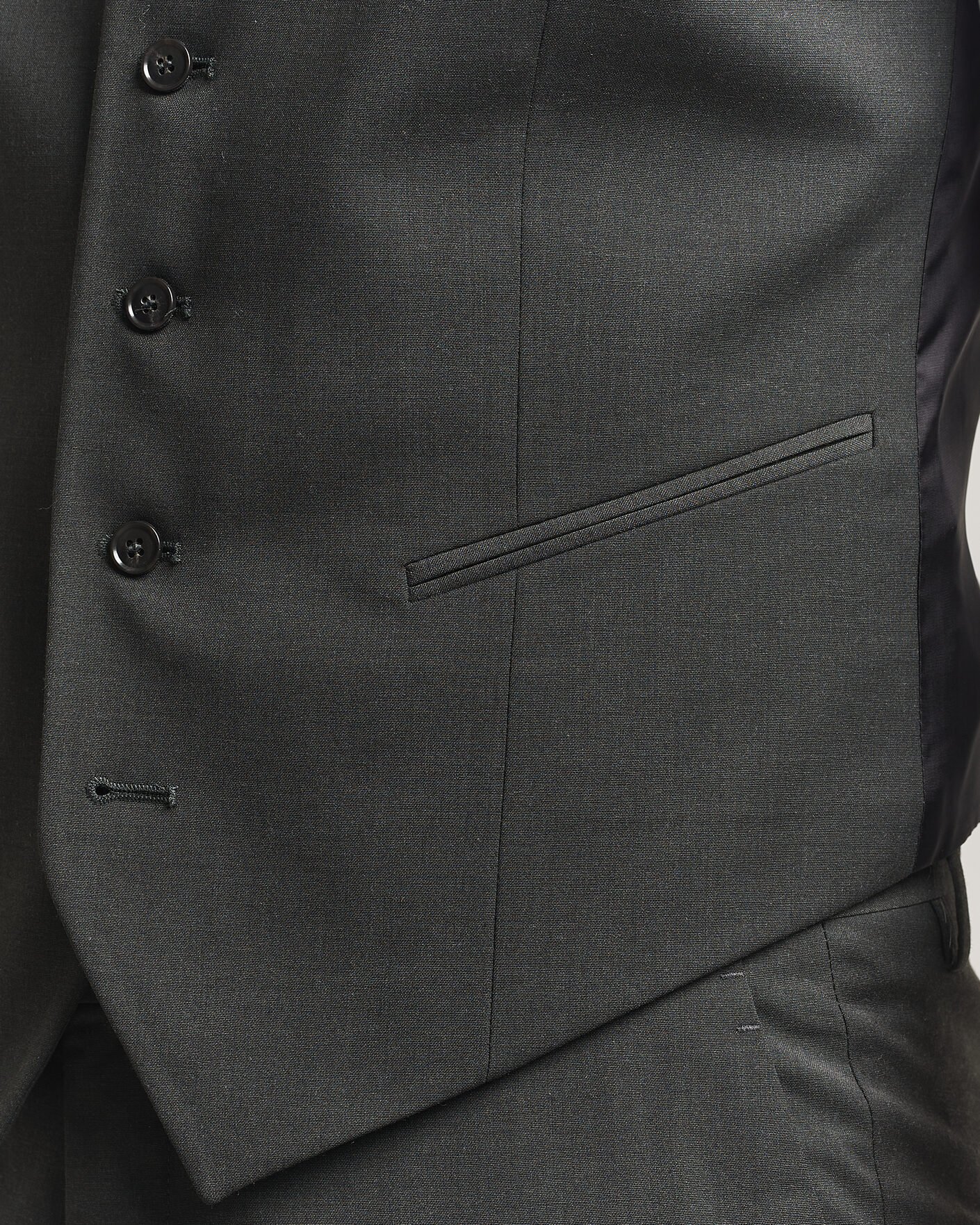 Herre | Veste | Tiger of Sweden | Winston Wool Travel Waistcoat Olive Extreme