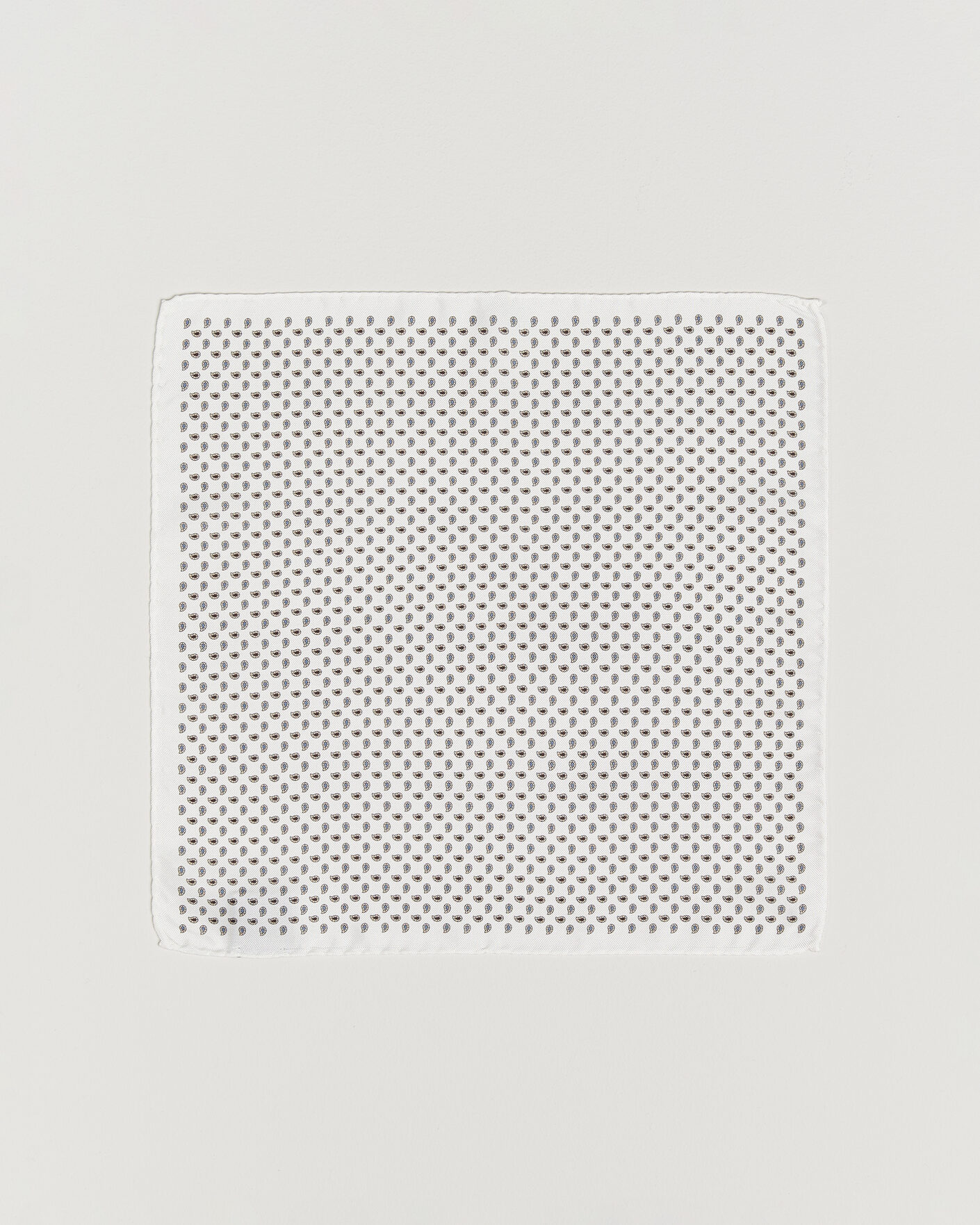 Herre | Lommeklude | Amanda Christensen | Silk Oxford Pocket Square White