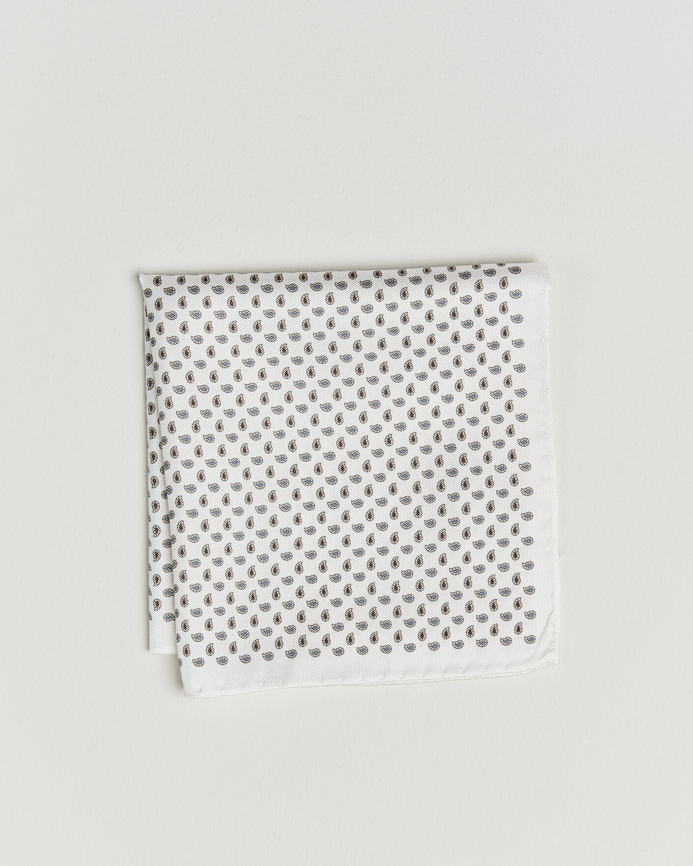 Herre | Lommeklude | Amanda Christensen | Silk Oxford Pocket Square White