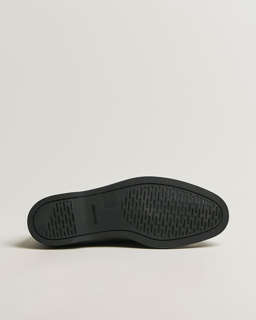 Herre | Sejlersko | John Lobb | Foil Boat Shoes Black Grain