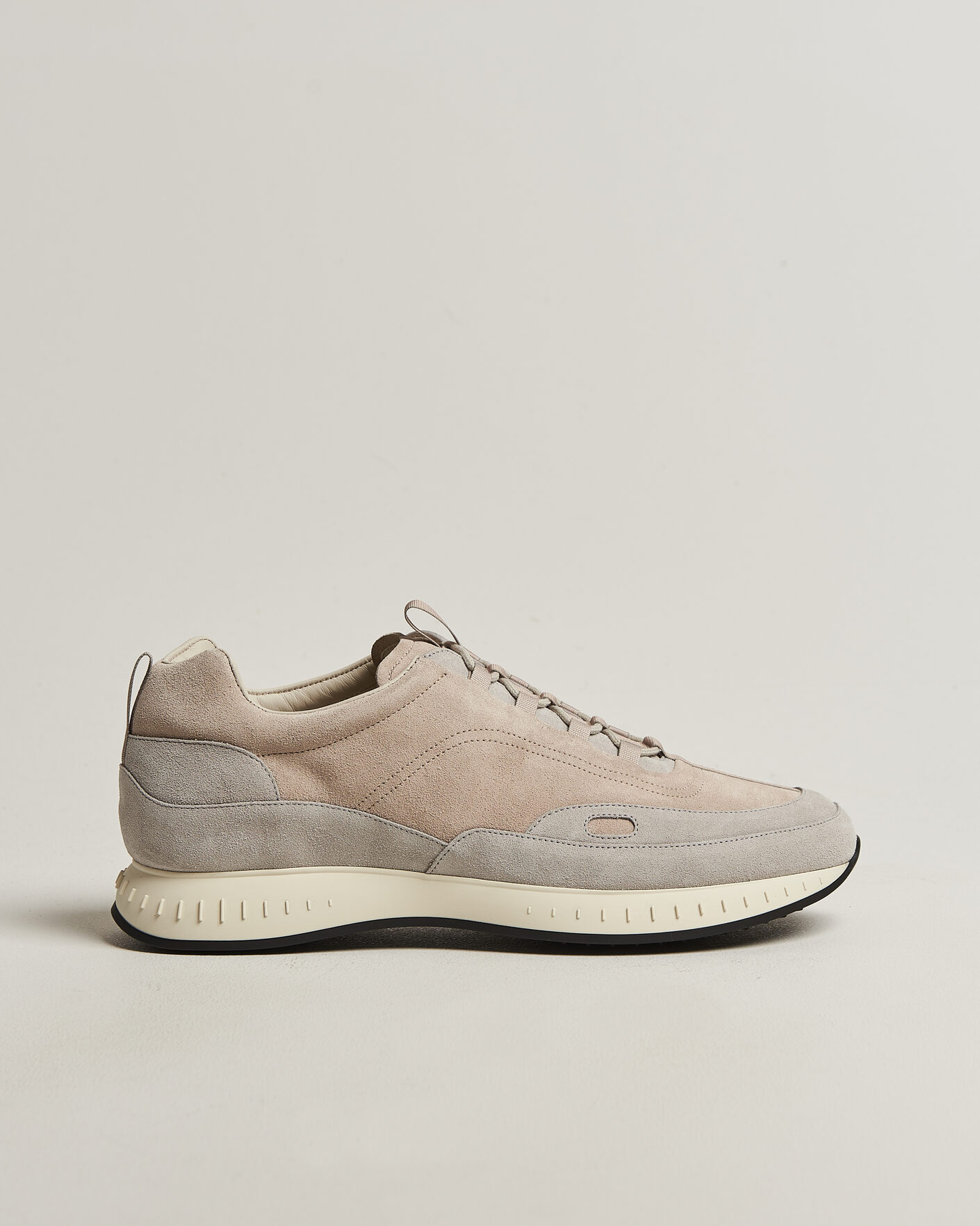Herre | Nyheder | John Lobb | Laced Running Sneakers Sand Suede