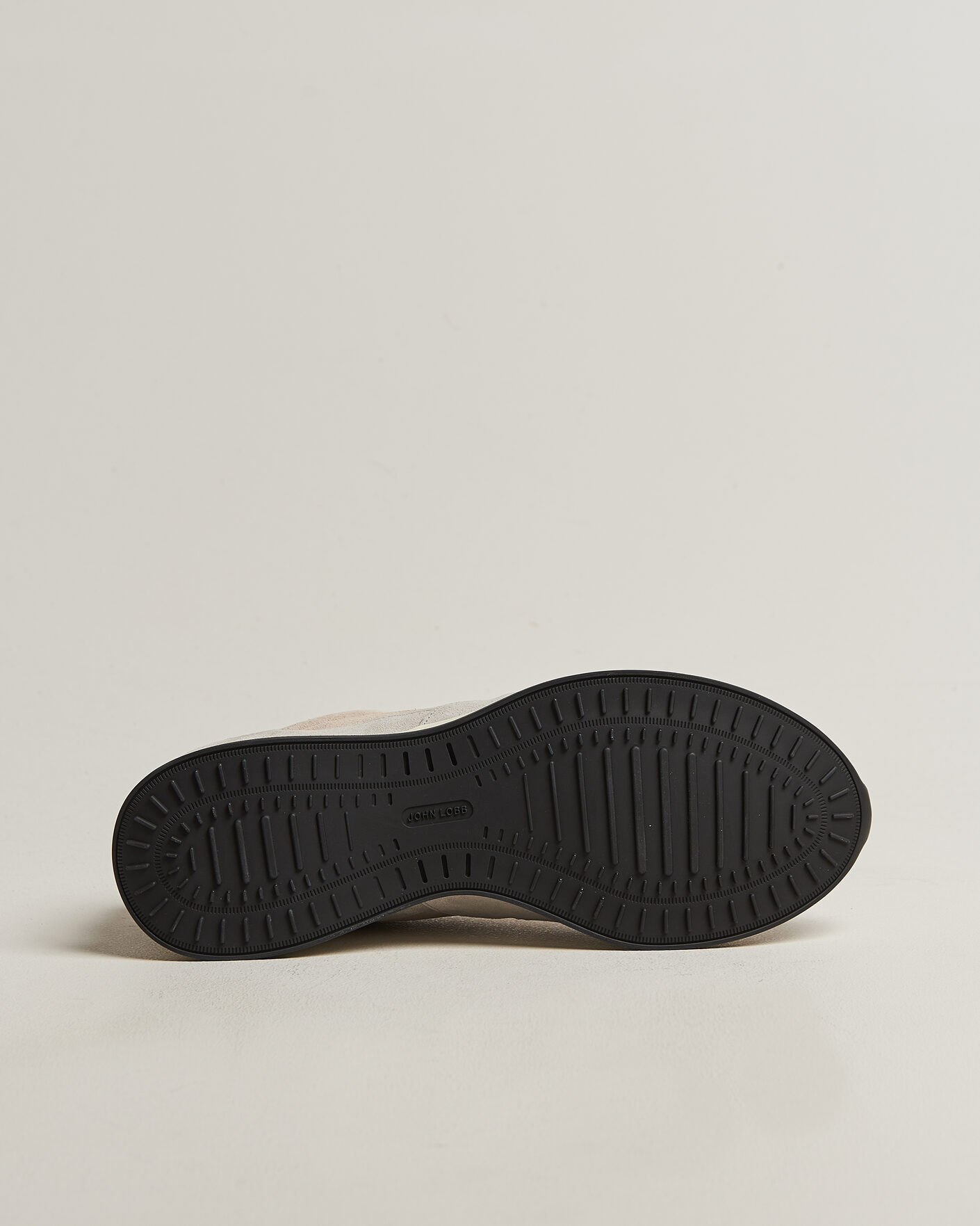 Herre | Sneakers | John Lobb | Laced Running Sneakers Sand Suede