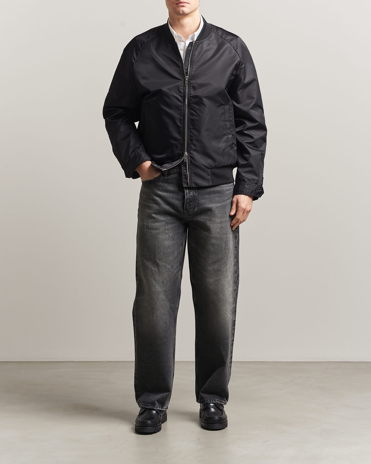 Herre | Jakker | Filippa K | Technical Bomber Jacket Black