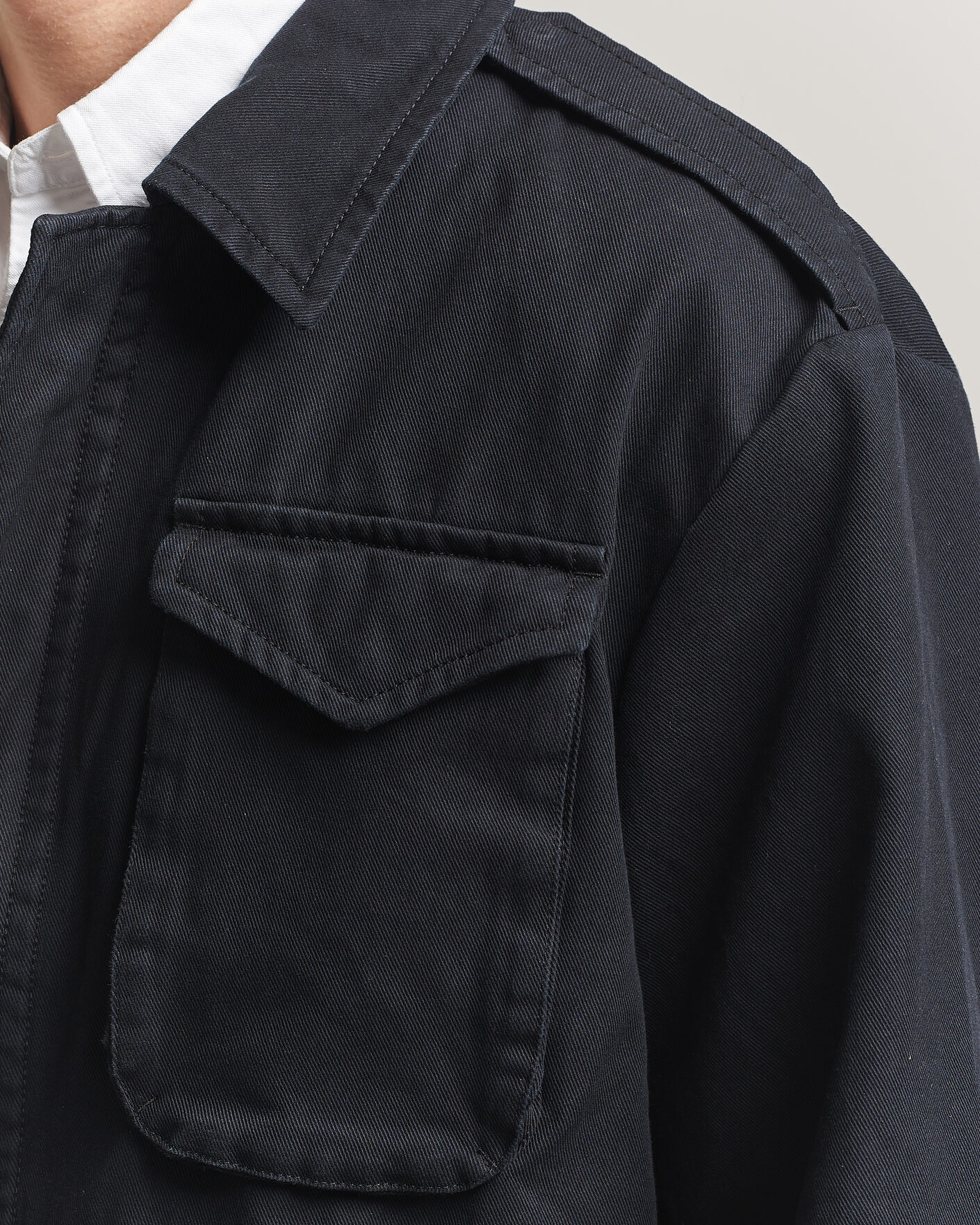 Herre | Jakker | Filippa K | Cotton Field Jacket Black