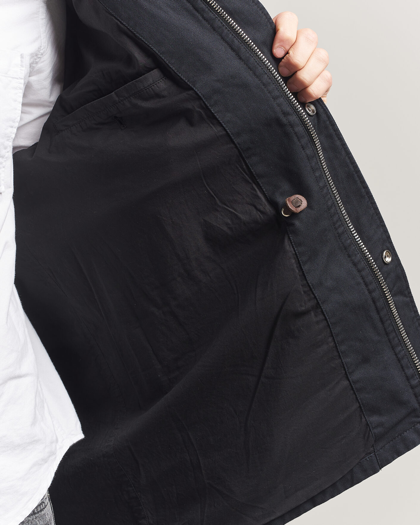 Herre | Jakker | Filippa K | Cotton Field Jacket Black