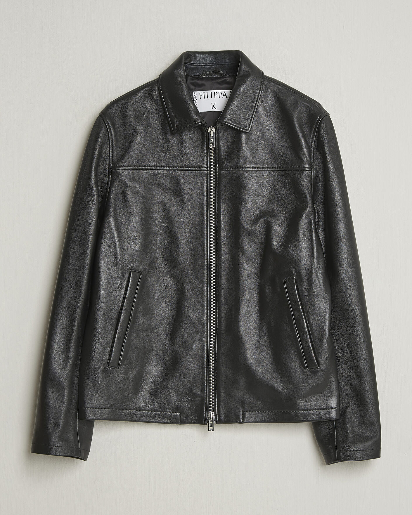 Herre | Jakker | Filippa K | Leather Coach Jacket Black