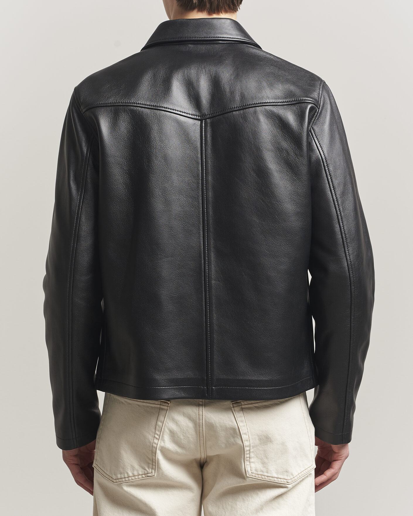Herre | Jakker | Filippa K | Leather Coach Jacket Black