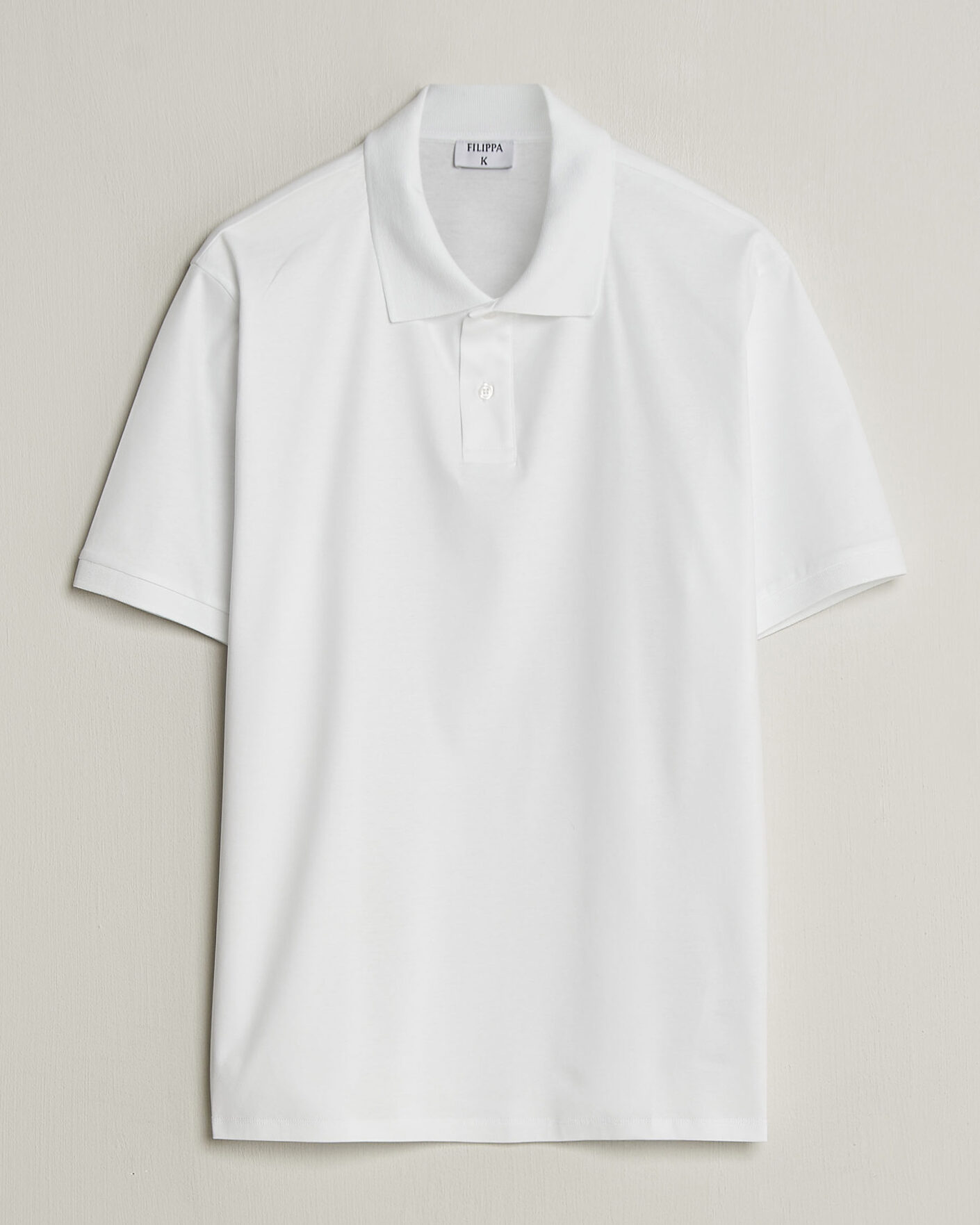 Herre | Polotrøjer | Filippa K | Technical Cotton Polo White