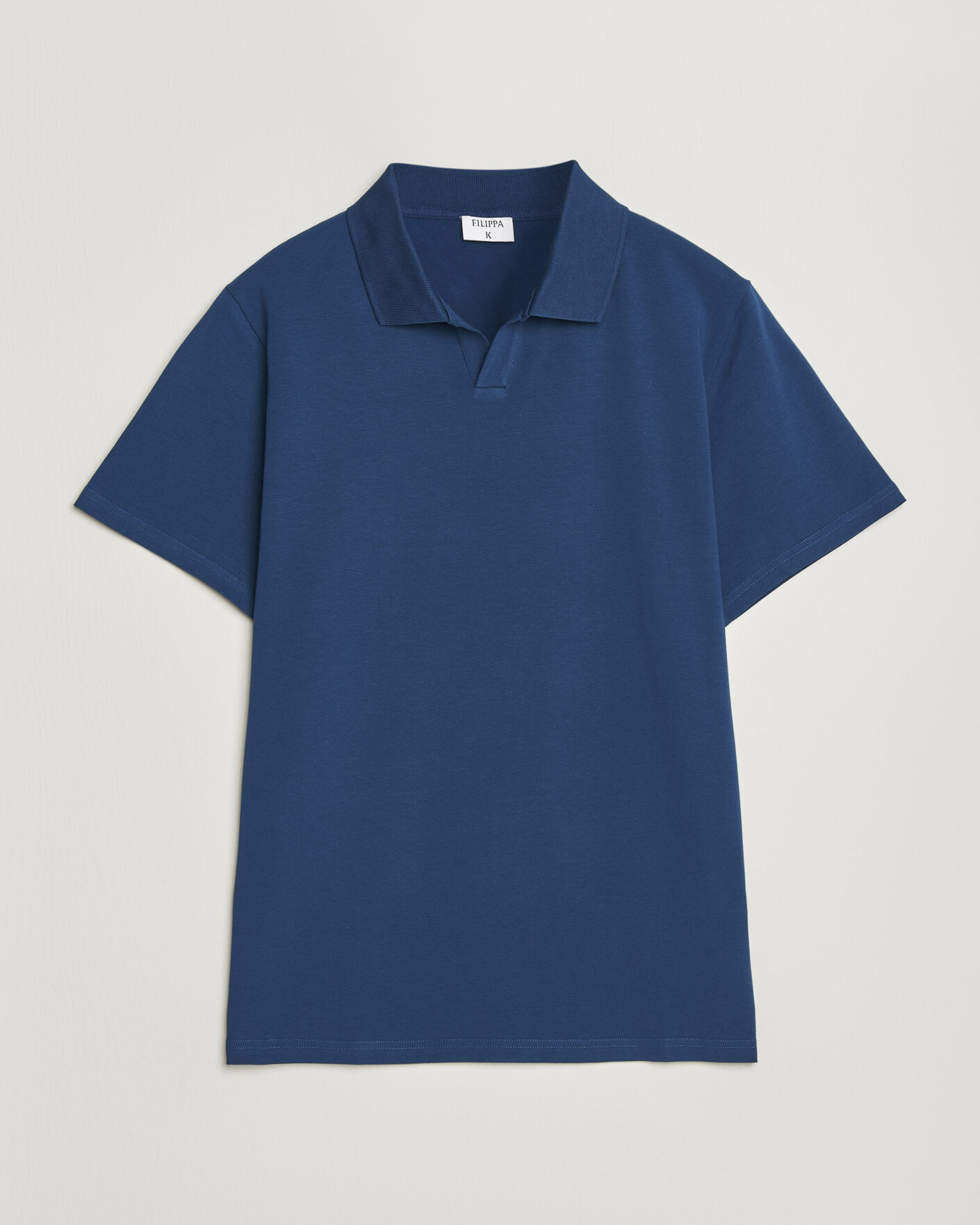 Herre | Polotrøjer | Filippa K | Soft Lycra Polo T-Shirt Night Teal