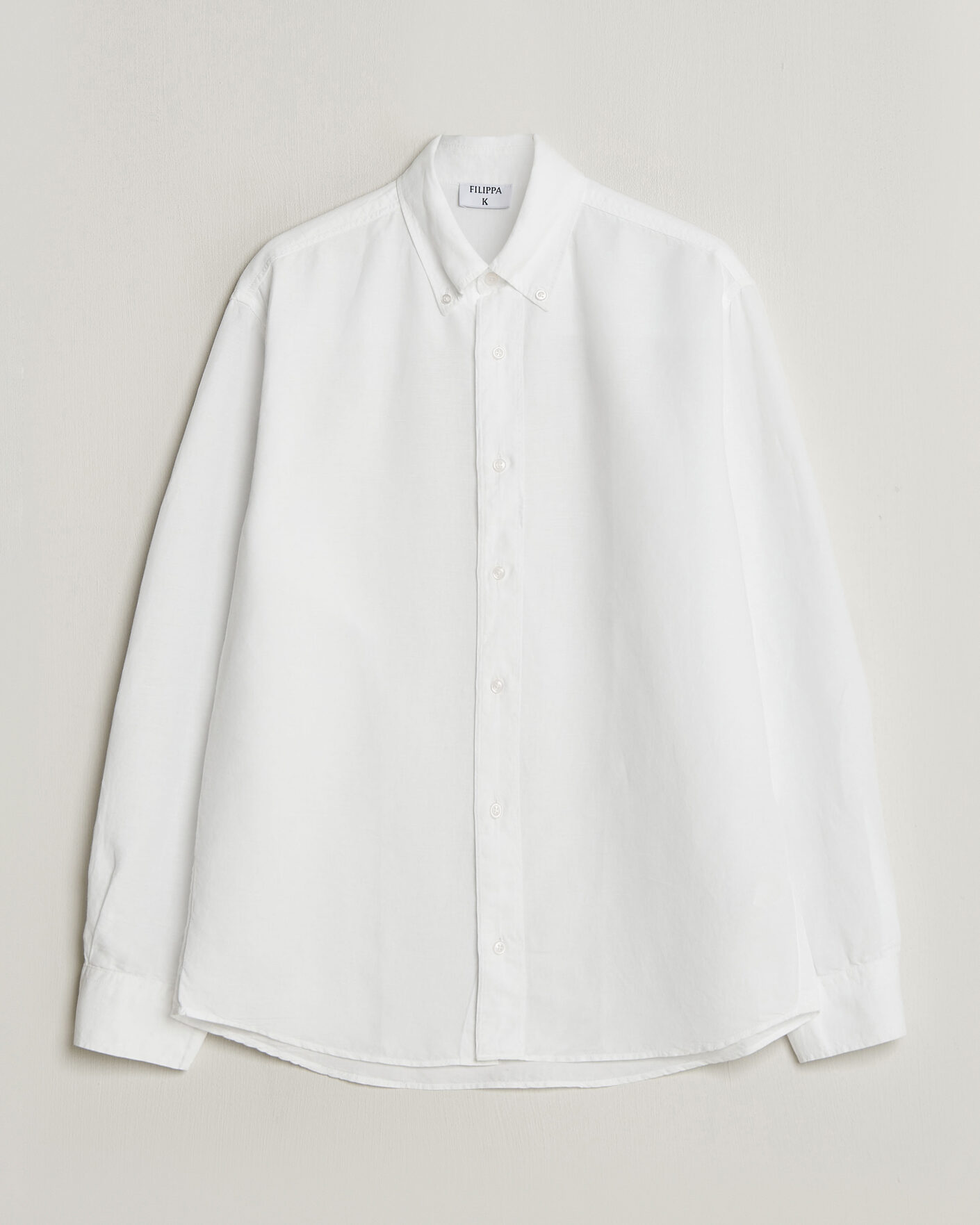 Herre | Skjorter | Filippa K | Relaxed Cotton/Linen Shirt White