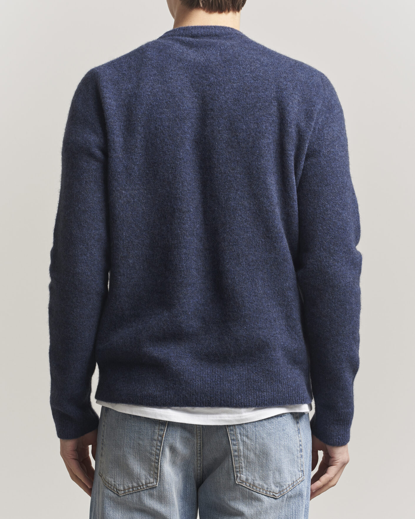 Herre | Trøjer | Filippa K | Yak Knitted Sweater Night Teal