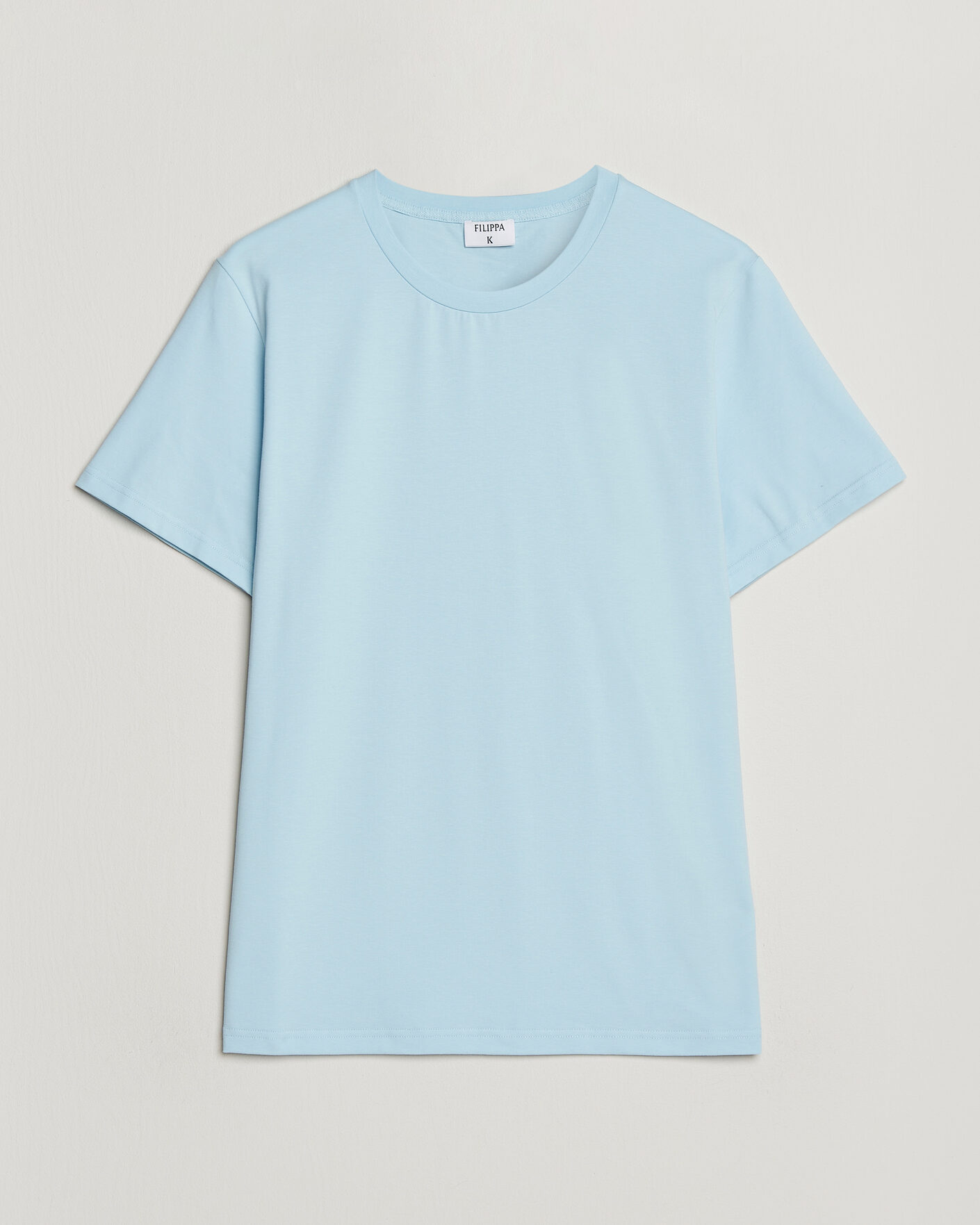 Herre | T-Shirts | Filippa K | Soft Lycra T-Shirt Frost Blue