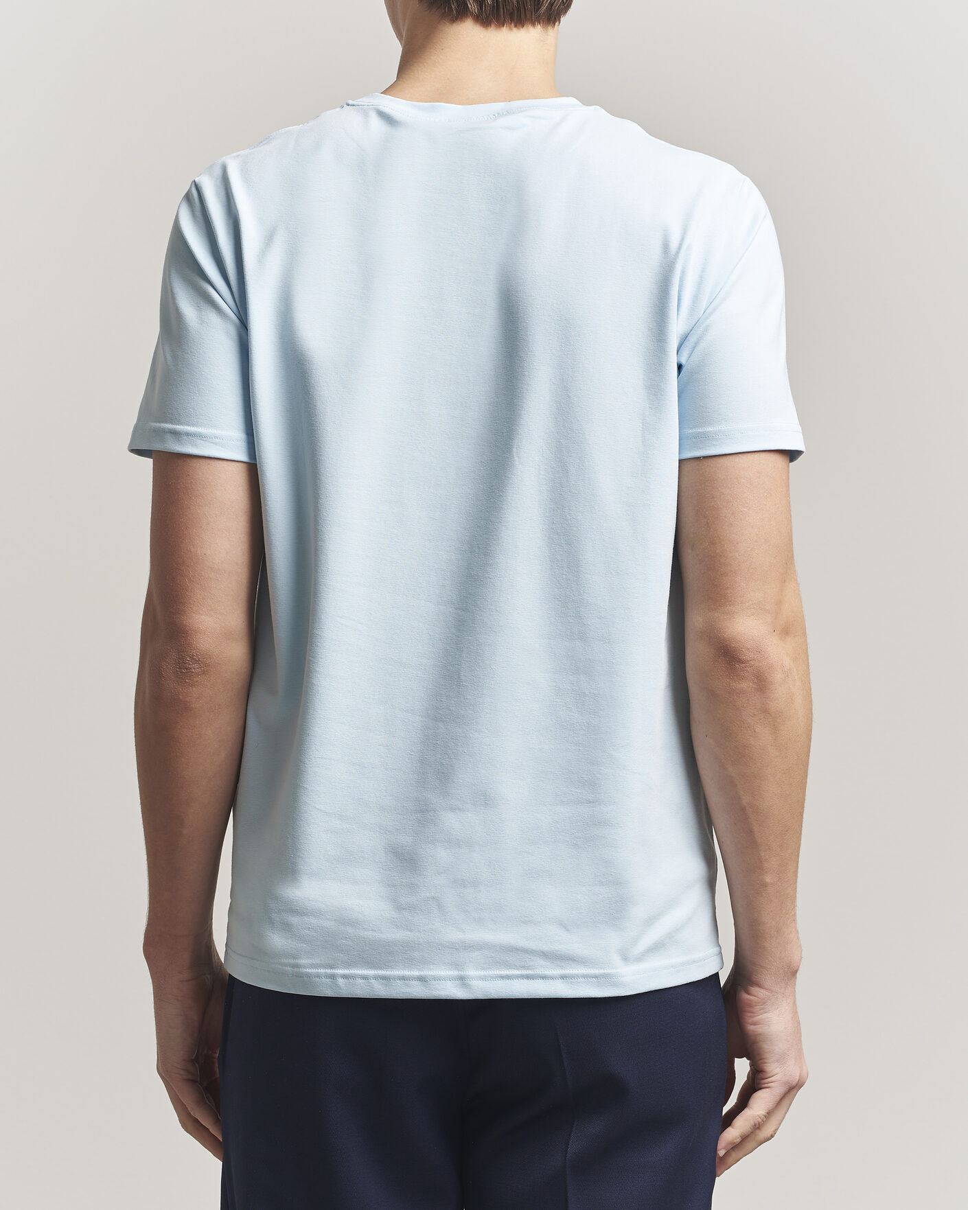 Herre | T-Shirts | Filippa K | Soft Lycra T-Shirt Frost Blue
