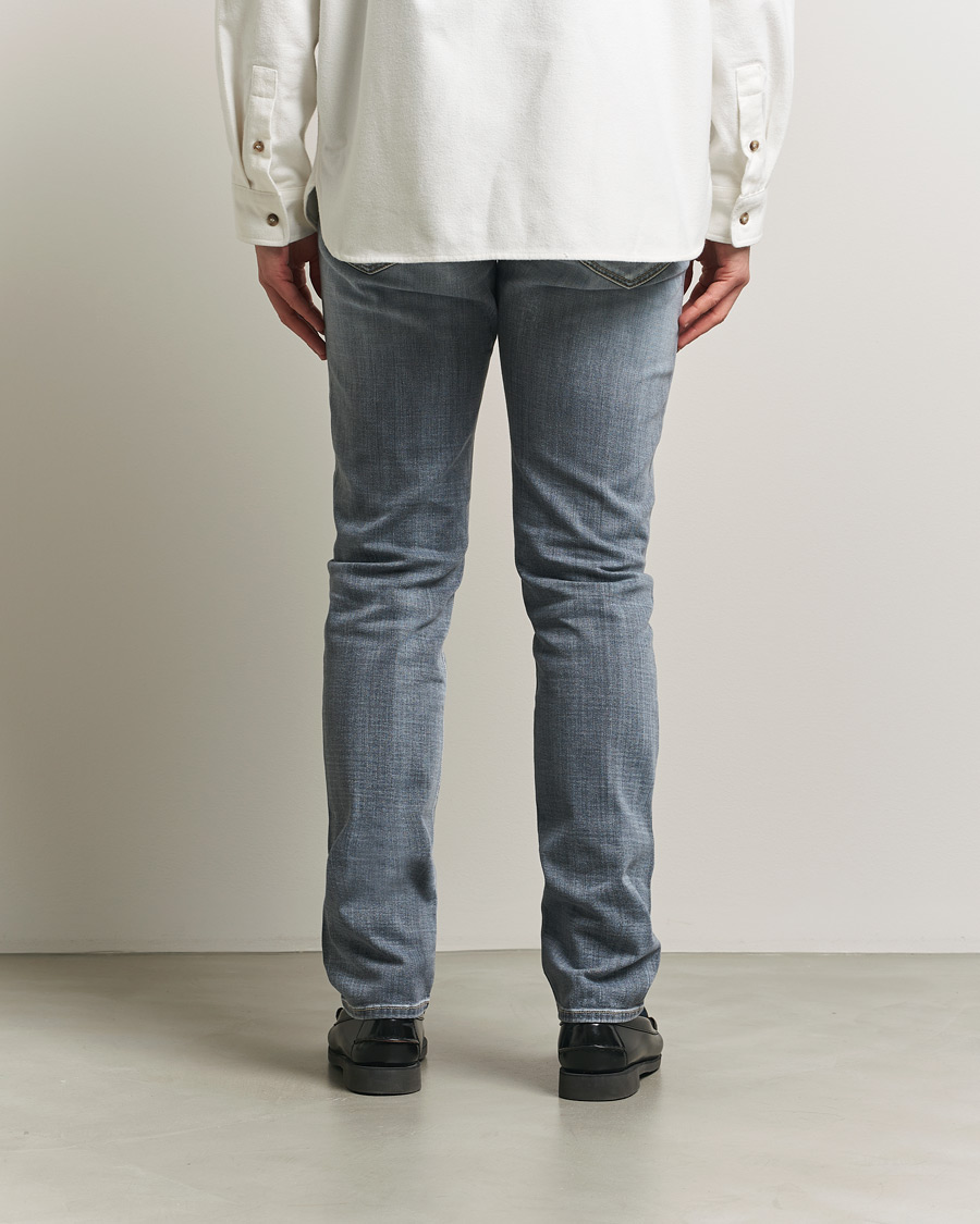 Herre | Jeans | Jacob Cohën | Bard Slim Fit Stretch Jeans Light Grey