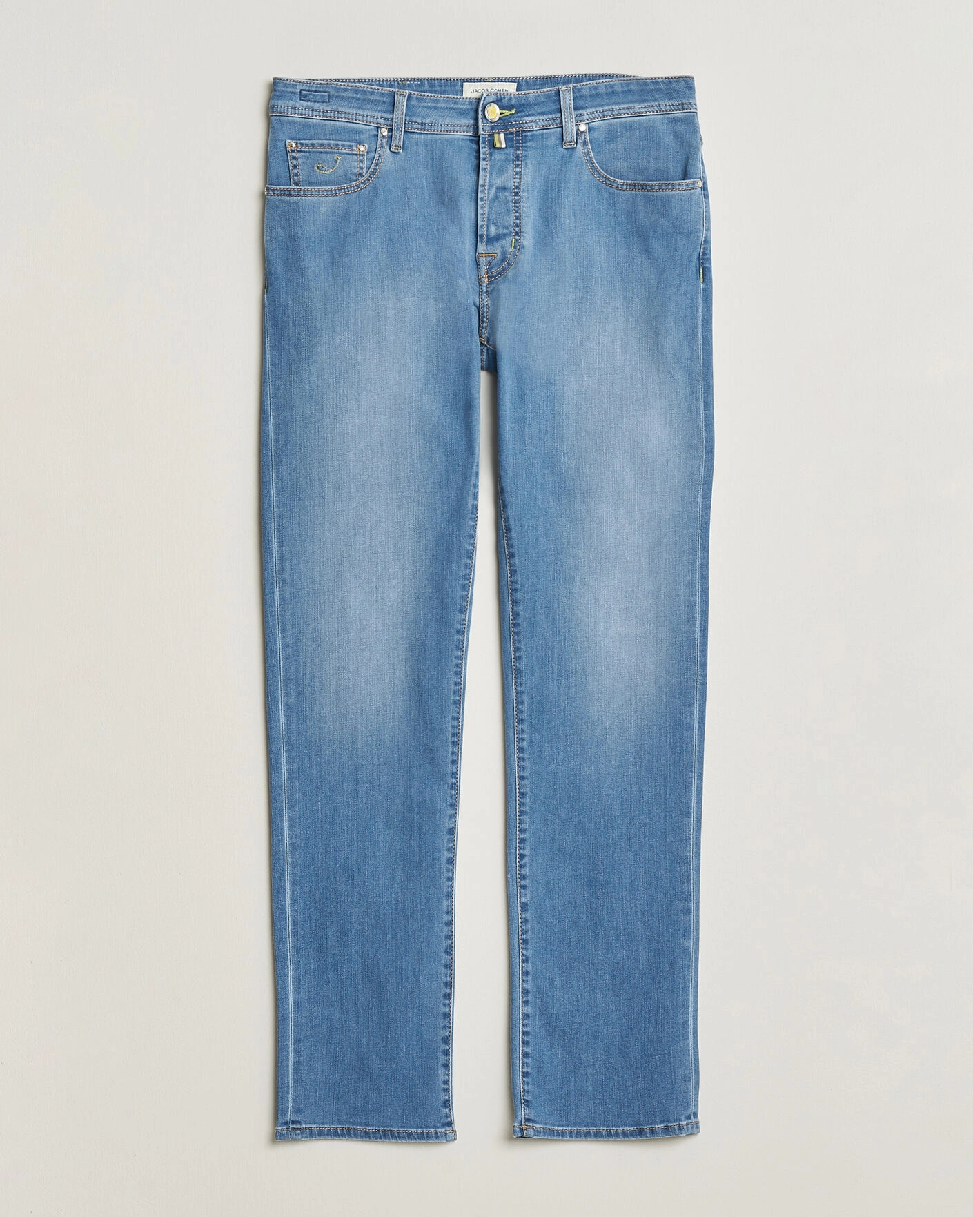 Herre | Bukser | Jacob Cohën | Bard Slim Fit Stretch Jeans Super Light Blue