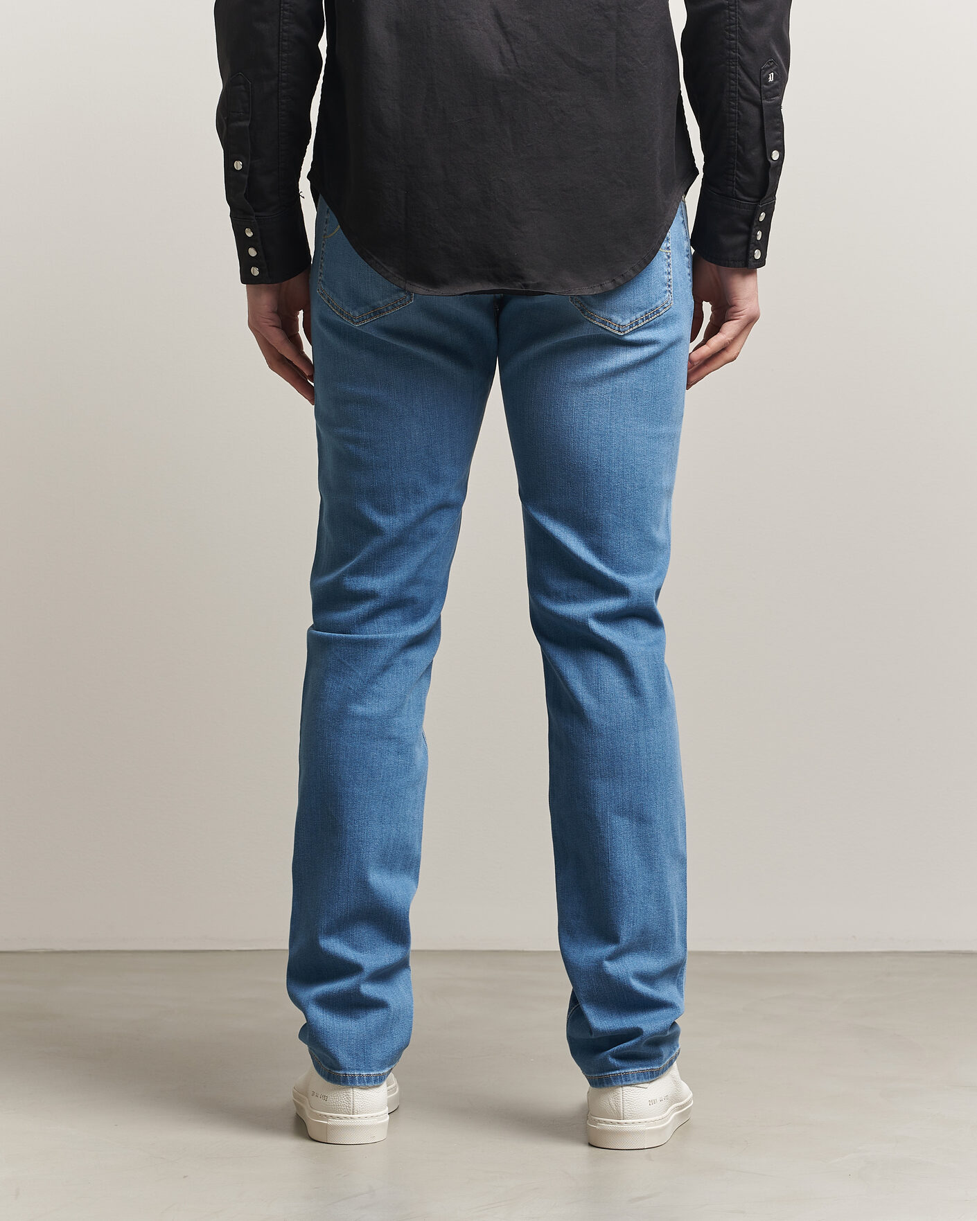 Herre | Bukser | Jacob Cohën | Bard Slim Fit Stretch Jeans Super Light Blue