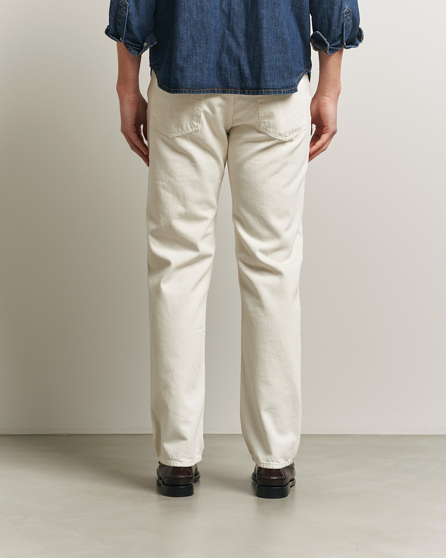 Herre | Bukser | Jacob Cohën | Edos Regular Straight Fit Bull Denim Jeans White