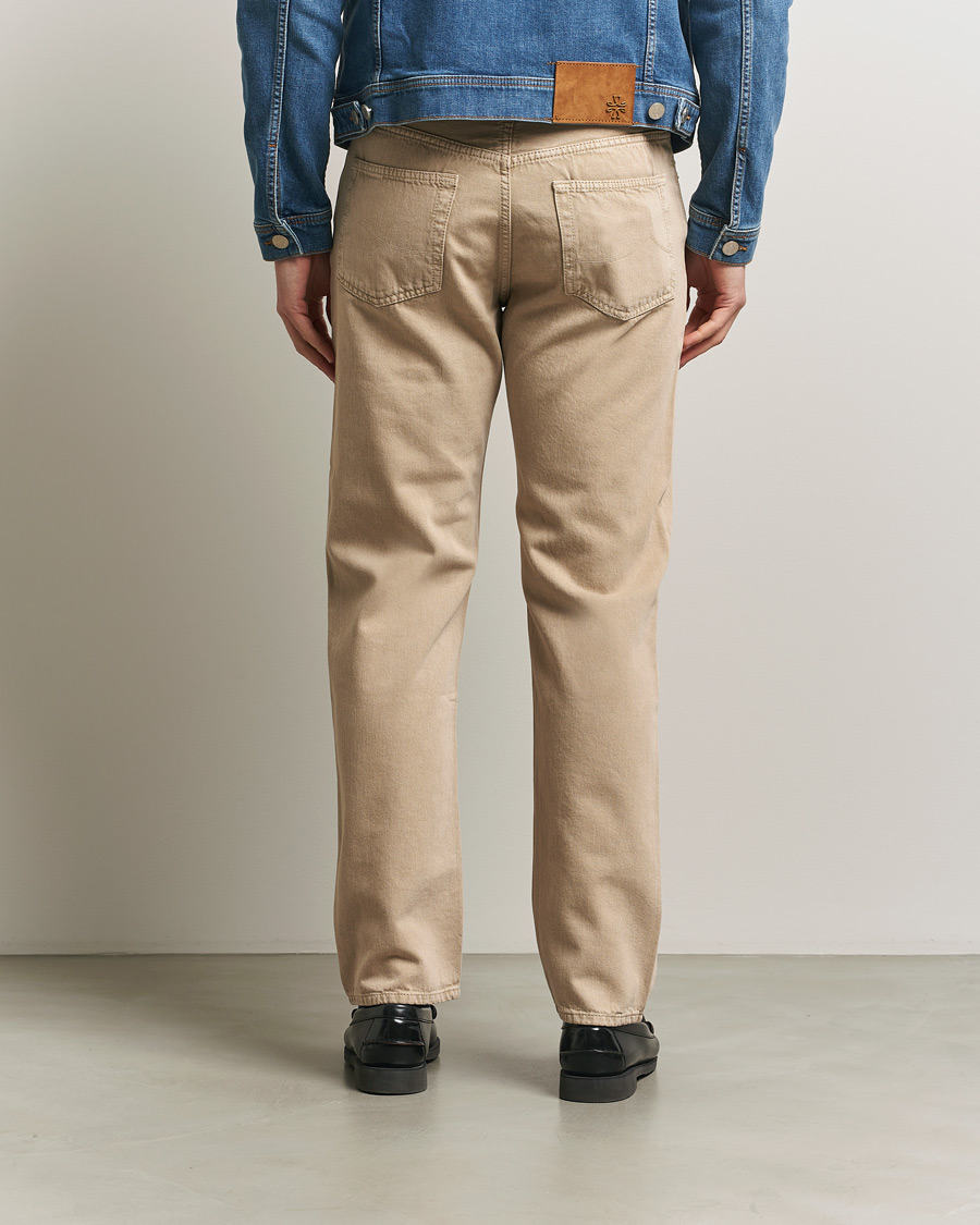 Herre | Jeans | Jacob Cohën | Edos Regular Straight Fit Bull Denim Jeans Beige